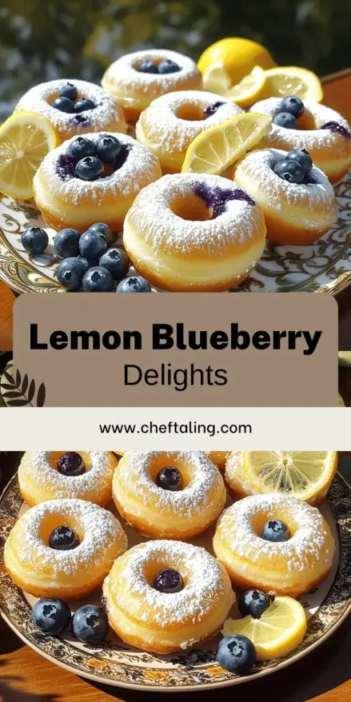 Indulge in the delightful flavors of baked lemon blueberry donuts that are perfect for any occasion! This easy recipe features soft, fluffy donuts made with fresh blueberries and a zesty lemon touch. With simple ingredients and step-by-step instructions, you’ll create a treat that everyone will love. Ready to elevate your baking game? Click through to discover the full recipe and impress your friends and family with these delicious donuts!