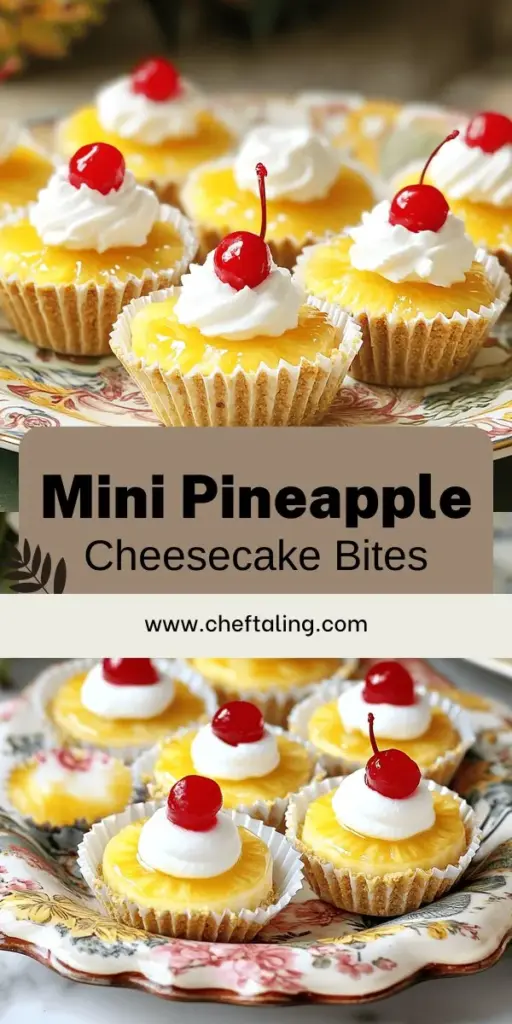 Indulge in a delightful twist on a classic with Mini Pineapple Upside-Down Cheesecakes! These creamy, fruity treats are easy to make and perfect for any occasion. Discover the step-by-step recipe, expert tips, and delicious variations to impress your friends and family. Ready to elevate your dessert game? Click through to uncover the full details and create these tasty mini cheesecakes that everyone will love!