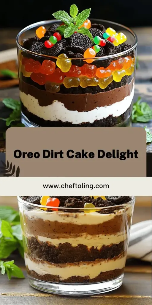 Indulge in the rich and irresistible Oreo Dirt Cake, a delightful dessert perfect for all ages! This simple recipe layers creamy fillings with crunchy Oreo cookies, topped with fun gummy worms for a playful touch. Ideal for parties or gatherings, it’s easy to make and even easier to enjoy. Don’t miss out on transforming your kitchen into a sweet paradise—click through to explore the full recipe and tips for perfecting this delicious treat!
