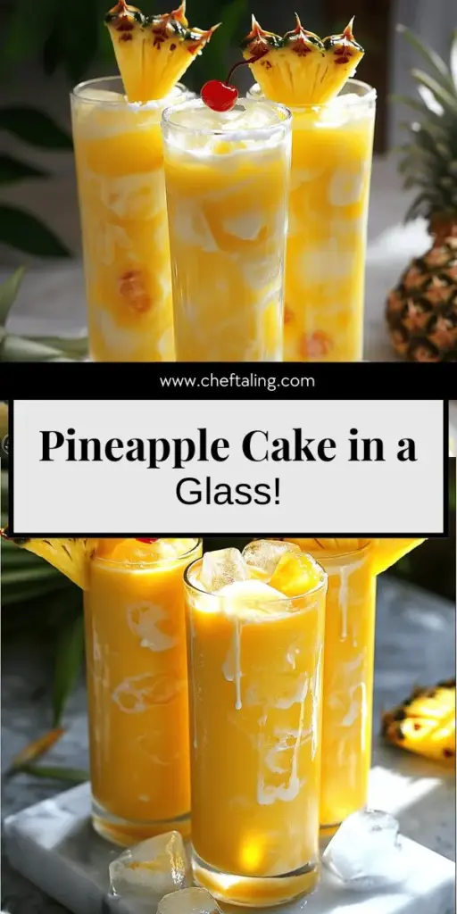 Indulge in a refreshing twist with the Pineapple Upside Down Cake Drink that captures the essence of your favorite dessert! This delightful beverage combines fresh pineapple, creamy coconut milk, and velvety vanilla yogurt for a tropical flavor explosion. Perfect for parties or hot days, it's easy to make and customizable with exciting variations. Ready to impress your friends? Click through for the full recipe and start blending your way to paradise!