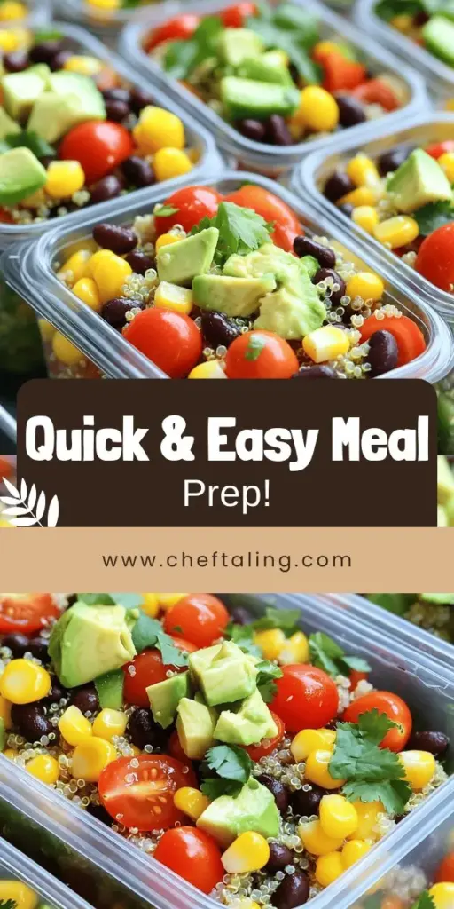 Meal prep doesn't have to be a hassle! Discover how to make meal prep enjoyable and stress-free with quick and tasty recipes. Try my vibrant quinoa salad that's packed with flavor and nutrition, ready in under 40 minutes. Learn simple steps to mix delicious ingredients for meals that last all week. Click through for this easy recipe and let's make healthy eating a breeze together! Explore now for more meal prep inspiration.