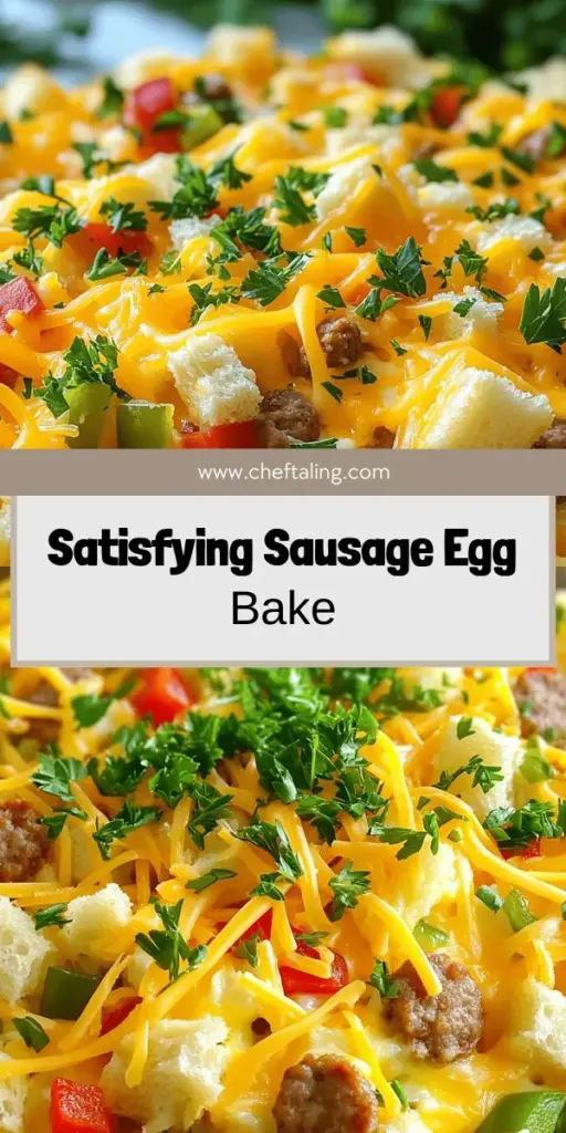 Start your mornings right with this delicious Sausage Egg Casserole! This simple and satisfying dish is packed with protein from sausage and eggs, making it perfect for any breakfast or brunch occasion. Follow our easy step-by-step guide to whip up this tasty casserole, and feel free to customize it with your favorite ingredients. Click to explore the full recipe and impress your family with a heartwarming meal they'll adore!