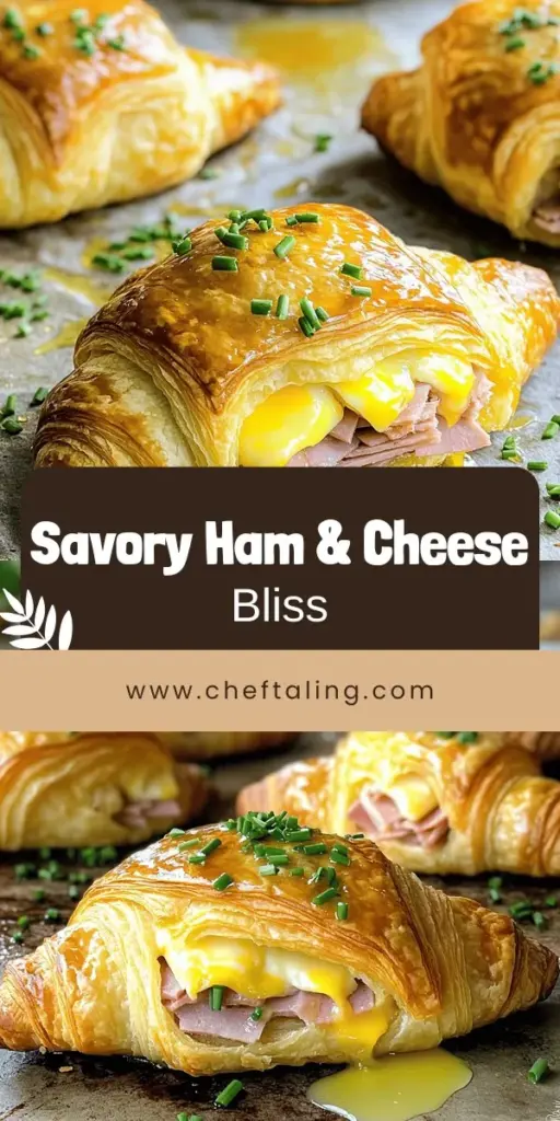 Start your mornings with a delightful twist by making baked ham and cheese croissants! These flaky delights are filled with savory ham and melted Swiss cheese, perfect for breakfast or brunch. Follow our simple guide to create these mouthwatering treats, packed with tips and variations to suit your taste. Don’t miss out on impressing your family and friends—click through to explore the full recipe and start baking your new favorite breakfast today!