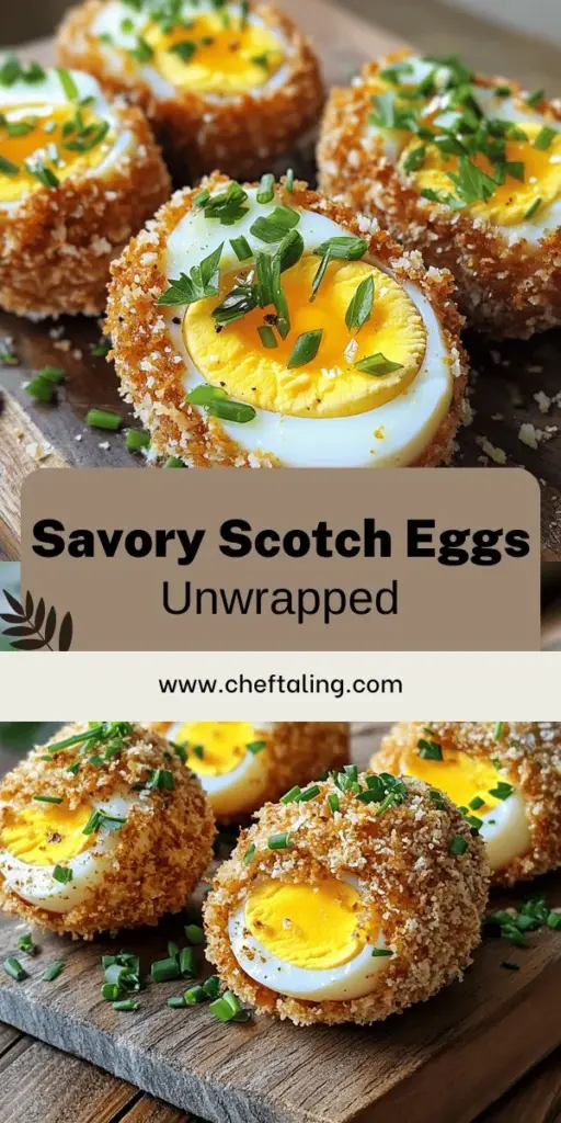 Discover the delightful world of Scotch eggs, a savory treat steeped in British history and culture. These delicious snacks combine ground meat and eggs for a flavor-packed experience perfect for any occasion. Uncover essential ingredients, creative variations, and step-by-step instructions to make your own Scotch eggs at home. Explore this classic dish and impress your friends with your culinary skills. Click to learn more and dive into the full recipe!