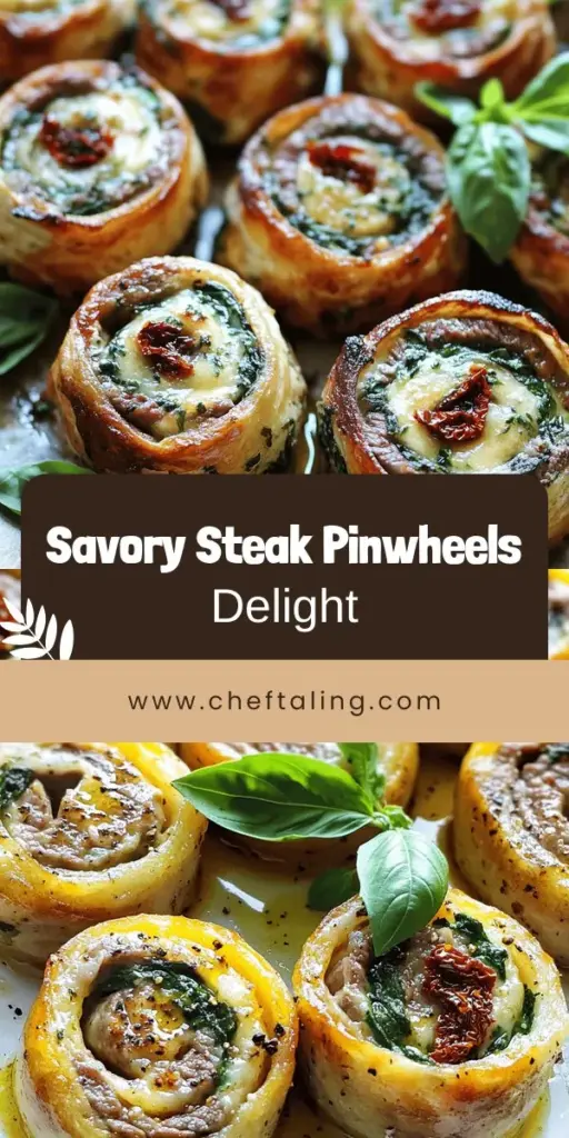 Elevate your dinner game with this savory steak pinwheels recipe! Perfect for impressing family and friends, these delicious pinwheels are made with tender flank steak and a creamy filling of ricotta, spinach, and sun-dried tomatoes. Whether you're a seasoned cook or just starting out, this simple recipe is a must-try. Click through to discover step-by-step instructions and tips to create this mouthwatering dish that everyone will love!