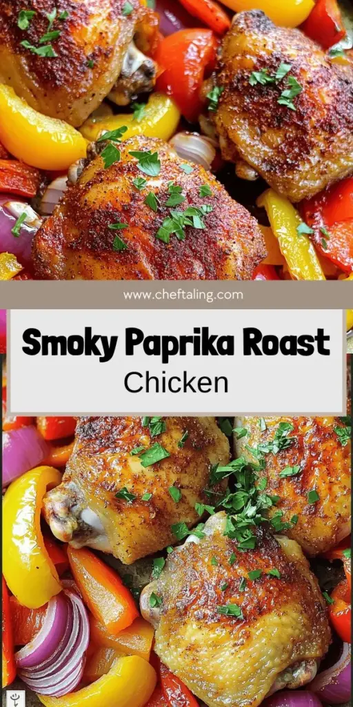 Elevate your dinner with this Paprika Deep Recipe for Flavorful Roasted Chicken! Discover how to create a mouthwatering dish using smoked paprika, juicy chicken thighs, and vibrant veggies. This easy recipe is perfect for impressing guests or enjoying a cozy family meal. Feel the delicious aroma fill your kitchen as you follow straightforward steps for a crispy, golden masterpiece. Click through to explore the full recipe and start cooking today!