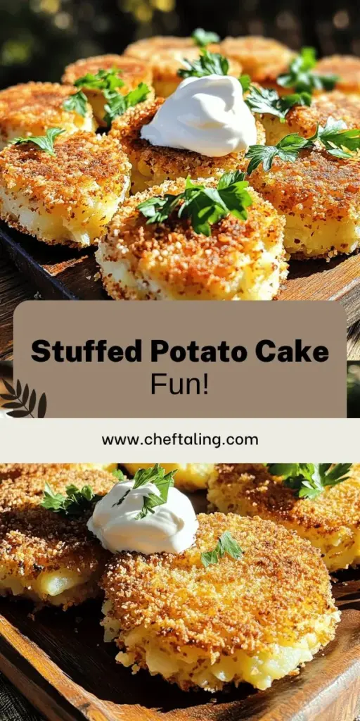 Discover how to make quick and easy stuffed potato cakes that are both delightful and satisfying! This recipe is perfect for any meal and can be customized with your favorite fillings like cheese and bacon. Learn how to create golden, crispy cakes that impress everyone. Ready to explore this tasty dish? Click through for the full recipe and in no time, you'll be enjoying delicious stuffed potato cakes at home!
