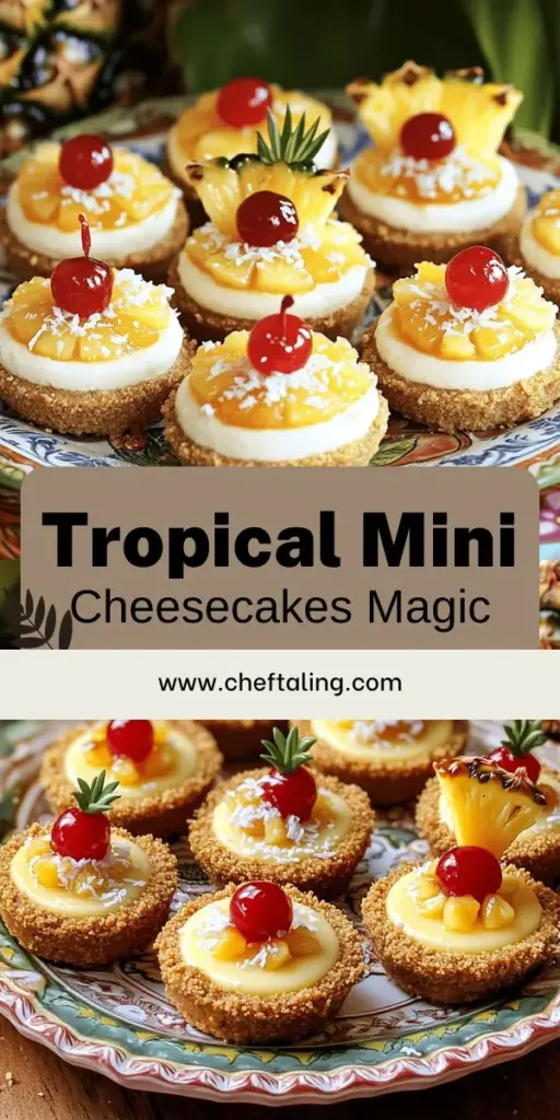 Indulge in the delightful taste of Mini Pineapple Upside-Down Cheesecakes, a perfect treat for any occasion! This easy recipe blends creamy cheesecake with a classic pineapple twist, making it a crowd-pleaser. Whether you're a baking novice or a seasoned pro, our step-by-step guide will help you impress your friends and family with these bite-sized delights. Discover tips, variations, and serving suggestions to elevate your dessert game. Click to explore the full recipe and start baking today!