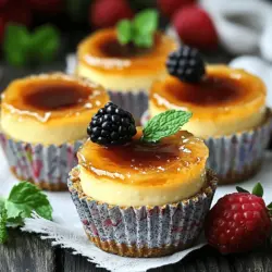 To make these delightful mini cheesecakes, you need a few key items: