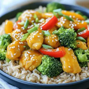 - Chicken and Vegetables - 1 lb boneless, skinless chicken breast, cut into bite-sized pieces - 1 red bell pepper, sliced - 1 cup broccoli florets