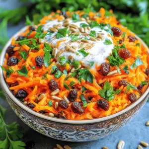 For the Carrot Wonderland Salad, you will need these main ingredients: