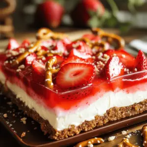 To make Strawberry Pretzel Salad, you need these ingredients: