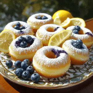 Here’s what you need for your baked lemon blueberry donuts. Each item plays a key role in making these treats delicious.
