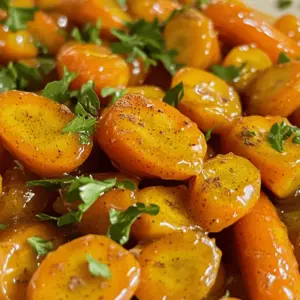 - 1 pound baby carrots (or sliced regular carrots) - 2 tablespoons unsalted butter - 1/4 cup pure maple syrup - 1 tablespoon Dijon mustard - 1 teaspoon ground cinnamon - Salt and pepper to taste These ingredients come together to create a sweet and savory dish. The baby carrots offer a tender bite and vibrant color. Unsalted butter helps the glaze stick, while maple syrup delivers sweetness. The Dijon adds a zingy depth, and cinnamon warms the flavor. - A pinch of nutmeg - A splash of apple cider vinegar - A few drops of lemon juice You can add nutmeg for warmth. Apple cider vinegar gives a tangy twist. Lemon juice adds brightness to the glaze. These options let you customize your carrots to fit your taste. - Fresh parsley, chopped - Toasted pecans or walnuts, chopped Chopped parsley adds a pop of green and freshness. Nuts give a nice crunch and extra flavor. Both garnishes enhance the dish's presentation and taste. You can find the complete cooking steps in the Full Recipe. To start, you need to prepare your carrots. If you have regular carrots, peel them first. After peeling, cut them into even pieces. This helps them cook at the same time. If you use baby carrots, just rinse them under cold water. They are ready to go! Now, let's get cooking! First, heat a large skillet over medium heat. Add 2 tablespoons of unsalted butter. Watch it melt until it bubbles. Next, stir in 1/4 cup of pure maple syrup, 1 tablespoon of Dijon mustard, and 1 teaspoon of ground cinnamon. Mix well and let it simmer for 1-2 minutes. This step helps the flavors blend together. After that, add your carrots to the skillet. Make sure to coat them well with the glaze. Cover the skillet and let them cook for 10-12 minutes. Stir occasionally so they cook evenly. You want them to be tender but not mushy. Once your carrots are cooked through, it's time to season them. Sprinkle salt and pepper to taste. Adjust this based on your preference. Then, remove the skillet from the heat. Carefully transfer the glazed carrots to a serving platter. For a nice touch, sprinkle some freshly chopped parsley on top for color. Enjoy this sweet maple bliss! For the full recipe, check out the details above. To get that shiny, sweet glaze, start with high-quality maple syrup. Pure maple syrup works best. The right heat level matters too. Cook on medium heat to avoid burning the glaze. Stir the carrots often to coat them evenly. This keeps the glaze from sticking or burning. The cooking time can vary based on carrot size. Baby carrots usually take about 10-12 minutes. If you use larger carrots, slice them smaller for even cooking. Always check for tenderness with a fork. This way, you ensure they are just right. Using a large skillet helps cook the carrots evenly. A good spatula makes stirring easy. A lid is important too, as it helps steam the carrots. For a neat finish, have a serving platter ready. You want to show off your beautiful glazed carrots! For a full recipe, check out the Sweet Maple Bliss Carrots. {{image_2}} If you want to switch up the sweetness, try honey or agave syrup. Both add a nice flavor. You can also use brown sugar for a deeper taste. Just remember, adjust the amount to keep the balance right. To make your carrots pop, consider adding a splash of orange juice. It gives a bright, fresh taste. You might also try adding a pinch of nutmeg or ginger. These spices can lift the dish and make it feel special. For a vegan option, swap the butter for olive oil or vegan butter. This keeps the dish plant-based without losing flavor. If you need a low-sodium version, use less salt or try a salt substitute. These small changes can fit many diets while keeping the recipe delicious. You can find the full recipe to create these delightful flavors. After you make these maple glazed carrots, let them cool. Store them in an airtight container in the fridge. They will stay fresh for about three to five days. If you plan to keep them longer, consider freezing them. To freeze these carrots, first cool them completely. Then, place them in a freezer-safe bag or container. Press out as much air as you can. Label the bag with the date. They will last for up to three months in the freezer. When you’re ready to eat them, simply thaw them overnight in the fridge. Reheat your maple glazed carrots on the stove for the best results. Place them in a skillet over medium heat. Add a splash of water or broth to help steam them. Stir often until they are warm. You can also microwave them in a covered bowl. Heat in short bursts, stirring in between, until they are hot. Enjoy your sweet maple bliss carrots again! For the full recipe, check the details above. Maple glazed carrots pair well with many dishes. They are great with roast chicken or pork. You can also serve them with grilled steak or fish. Adding a grain like rice or quinoa makes a nice balance. Consider a fresh salad for a light touch. The sweet glaze complements savory meats and grains. Yes, you can use frozen carrots. They save you time and are easy to use. Make sure to thaw them first. Drain any excess water before cooking. Frozen carrots may need a little longer to cook. Keep an eye on their texture. You want them tender but not mushy. To thicken the glaze, cook it longer. Simmer it on low heat until it reduces. You can also add a bit of cornstarch mixed with water. Stir this mixture into the glaze while it’s hot. This will help it thicken quickly. Adjust the sweetness as needed after thickening. For more flavor, consider adding a bit of balsamic vinegar. You've learned all you need for making maple glazed carrots. From key ingredients to serving tips, each step helps ensure success. Remember to adjust cooking times and explore variations that fit your taste. Proper storage keeps your dish fresh, and answering FAQs boosts your confidence. Enjoy the process, and let these carrots brighten your meals. Cooking is fun, so keep experimenting!