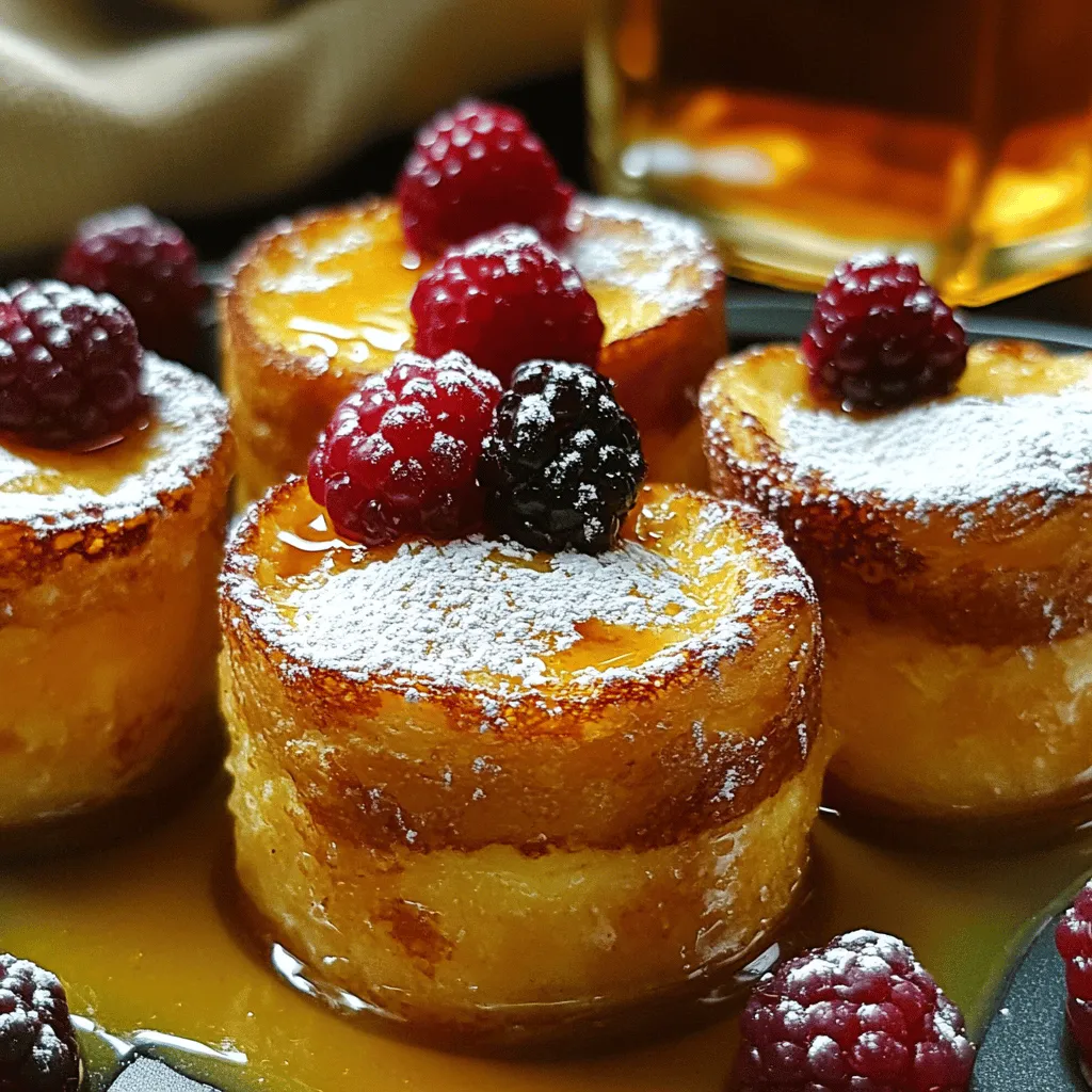 To make the best French toast muffin cups, you need fresh and simple ingredients. Here’s the list: