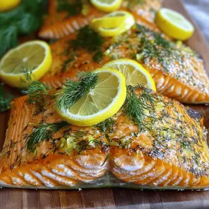 - Fresh Ingredients Overview For this dish, you need fresh salmon fillets. Aim for four fillets, each about six ounces. Fresh herbs are key too. You will need dill, parsley, and thyme. Use fresh lemon juice and zest for the best flavor. Garlic adds depth to the taste, so three cloves are perfect. Olive oil will help with the marinade. Salt and pepper are also important to bring out all the flavors. - Spices and Seasoning Notes The main spices in this recipe are salt and pepper. They help balance the dish. The fresh herbs provide aroma and flavor. Dill gives a light, grassy taste. Parsley adds freshness, and thyme adds warmth. Adjust these spices to your liking. If you want a bit of heat, consider adding a pinch of red pepper flakes. - Substitutions for Key Ingredients If you can’t find fresh herbs, you can use dried ones. Use about one-third of the amount. For salmon, feel free to swap with trout or another firm fish. If you want a different oil, avocado oil works well too. You can also use lime juice instead of lemon juice. This will give the dish a new twist. Check the [Full Recipe] for more details. To start, I mix my marinade in a medium bowl. First, I add olive oil, fresh lemon juice, and lemon zest. Next, I toss in minced garlic, chopped dill, parsley, and thyme. Finally, I sprinkle in salt and pepper. This mix gives the salmon a bright, zesty flavor. I let the salmon fillets soak in the marinade for at least 30 minutes. If you have more time, marinating for up to 2 hours makes the fish even tastier. Just keep it in the fridge while it soaks. Next, I preheat my grill to medium-high heat. This means getting it to about 375°F or 190°C. If you use a grill pan, heat it on the stovetop. After marinating, I take the salmon out and let the extra marinade drip off. I toss the leftover marinade away. Then, I place the salmon skin-side down on the grill. I grill it for 4-6 minutes before flipping it over. I grill the other side for 3-4 minutes. The salmon is ready when it flakes easily with a fork. For serving, I like to plate the salmon with fresh lemon slices on top. This not only looks nice but adds extra flavor. I often pair the salmon with a light salad or grilled veggies. Rice or quinoa also works well. These sides balance the meal and add nutrients. For more ideas, check out the Full Recipe. Avoiding Overcooking To keep your salmon juicy, avoid overcooking. Salmon cooks fast on the grill. Aim for 4-6 minutes on one side. Flip carefully and grill for 3-4 more minutes. The fish should be opaque and flake easily. If it looks dry or hard, you’ve cooked it too long. Checking for Doneness Use a fork to check if your salmon is done. Gently press the thickest part. If it flakes easily, it’s ready. You can also use a meat thermometer. The safe internal temperature is 145°F (63°C). Always keep an eye on the clock. Utilizing Additional Herbs and Citrus You can boost the taste with extra herbs. Try adding basil or cilantro for a twist. Fresh citrus like lime or orange also adds a zesty touch. Just squeeze some juice over your salmon before serving. This gives it a bright, fresh flavor. Marinade Variations for Different Tastes Feel free to play with the marinade. For a sweet touch, add honey or brown sugar. If you like heat, mix in some chili flakes or hot sauce. You can also try different oils, like sesame or avocado oil. Each change brings a new flavor to your meal. For the full recipe, check out the Lemon Herb Grilled Salmon. {{image_2}} You can enjoy Lemon Herb Grilled Salmon in different ways. Broiling is a great choice. It cooks the salmon quickly under high heat. Just place the salmon on a broiler pan and cook for about 6-8 minutes. This method gives you a nice char and keeps the fish moist. Baking is another easy option. Preheat your oven to 400°F (200°C). Place the marinated salmon on a baking sheet lined with parchment paper. Bake for 12-15 minutes. This method is great for busy cooks. It allows you to focus on side dishes while the salmon cooks. Want to change the taste? You can make a sweet and spicy version. Add honey or maple syrup for sweetness. A dash of red pepper flakes or chili powder will give it some heat. This combo creates a fun twist on the classic flavor profile. You can also try different fish types. Trout or tilapia can work well with this marinade. Each fish has its own taste that pairs nicely with the lemon and herbs. This gives you more options to enjoy a healthy meal. For the full recipe, check out the complete guide. Enjoy your meal! To keep leftover salmon fresh, follow these steps. First, let the salmon cool to room temperature. Then, wrap it tightly in plastic wrap or place it in an airtight container. Store it in the fridge for up to three days. You can also freeze the salmon for longer storage. Wrap each piece in foil or freezer-safe bags. It can last up to three months in the freezer. Just remember to label the bags with the date. When you want to reheat your salmon, do it gently. The best way is to use the oven. Preheat it to 275°F (135°C). Place the salmon on a baking sheet and cover it with foil. Heat for about 15 minutes, or until warm. This keeps the fish moist. If you need to use a microwave, use a low power setting. Heat in short bursts of 30 seconds. Check often to prevent overcooking. Always make sure the salmon reaches an internal temperature of 145°F (63°C) for safety. What is the best type of salmon to use? I recommend using wild-caught salmon. It has great flavor and a firm texture. Sockeye or King salmon are excellent choices. They cook well and hold their shape on the grill. Can I make the marinade ahead of time? Yes, you can! Making the marinade in advance saves time. Just store it in the fridge for up to two days. This will also deepen the flavor. Nutritional Information Salmon is a powerhouse of nutrients. A 6 oz fillet has about 367 calories. It also provides over 39 grams of protein. This makes it a great choice for a healthy meal. Omega-3 Fatty Acids and Their Importance Salmon is rich in omega-3 fatty acids. These fats support heart health and brain function. They can help lower blood pressure and reduce inflammation. Eating salmon regularly can boost your overall health. How to prevent sticking on the grill? To avoid sticking, oil the grill grates before cooking. You can also brush the salmon with oil. This creates a barrier between the fish and the grill. What sides pair well with grilled salmon? Grilled asparagus, quinoa, or a fresh salad are great choices. They balance the rich flavor of the salmon. You can also serve it with roasted vegetables for added color. For a full experience, check out the [Full Recipe] for Lemon Herb Grilled Salmon and enjoy this flavorful dish! In this blog post, I covered the best ways to make lemon herb grilled salmon. You learned about the ingredients you need, how to prepare the marinade, grill techniques, and tips for storage. I shared ideas for serving and flavor variations to keep your meals exciting. With this knowledge, you can enjoy salmon that is not only tasty but healthy too. Remember, practicing these techniques will help you master the art of grilling salmon. Happy cooking!