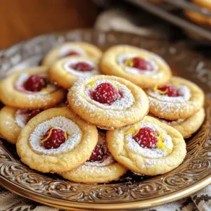 Lemon raspberry cookies shine with fresh, bright flavors. To make these easy lemon raspberry cookies, gather the right ingredients. You need: