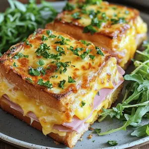 To make a delightful Croque Monsieur, you need the following items: