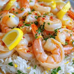 Here’s what you need to make Hawaiian garlic shrimp. Gather these items before you start cooking. - 1 pound large shrimp, peeled and deveined - 4 tablespoons unsalted butter - 4 tablespoons olive oil - 6 cloves garlic, minced - 1 teaspoon red pepper flakes - 1 teaspoon smoked paprika - Salt and pepper, to taste - Juice and zest of 1 lemon - Fresh parsley, chopped (for garnish) - Cooked jasmine rice (for serving) Each ingredient plays a key role. The shrimp bring a sweet taste and firm texture. Butter and olive oil create a rich base for the sauce. Garlic adds a strong aroma and flavor. Red pepper flakes give a slight kick, while smoked paprika adds depth. The lemon juice brightens the dish, and parsley adds freshness. You can serve this dish over jasmine rice to soak up the sauce. If you want to see the full recipe, check out Hawaiian Garlic Shrimp. - Preheat the skillet with olive oil and butter. - Sauté garlic and spices. - Add shrimp and seasonings. Start by heating 4 tablespoons of olive oil and 2 tablespoons of unsalted butter in a large skillet over medium heat. Wait until it melts and begins to sizzle. This step is key. The hot oil and butter will help the garlic cook perfectly. Next, add 6 cloves of minced garlic to the skillet. Stir it for about one minute. You want it fragrant but not burnt. This is the base of your flavor. After that, toss in 1 teaspoon of red pepper flakes and 1 teaspoon of smoked paprika. Let them cook for about 30 seconds to release their flavors. Now, it's time to add the shrimp. Use 1 pound of large shrimp that are peeled and deveined. Season them with salt and pepper. Cook for about 2-3 minutes on each side. You want them to turn pink and opaque. This means they are done cooking. - Cook shrimp until pink and opaque. - Incorporate remaining ingredients. Once the shrimp are nearly cooked, it's time to add the rest. Squeeze in the juice of 1 lemon and add its zest. Toss everything together well. Make sure the shrimp are well-coated in the buttery sauce. This adds a bright, fresh taste. After mixing, remove the skillet from the heat. Let it sit for a minute. This allows the flavors to meld. - Plate shrimp over jasmine rice. - Garnish for presentation. For serving, place the garlic shrimp over a bed of cooked jasmine rice. This rice soaks up the delicious sauce. It also makes a lovely base for the shrimp. Finally, garnish your dish with fresh chopped parsley. This adds color and a touch of freshness. Enjoy the vibrant flavors of your Hawaiian garlic shrimp! Check out the Full Recipe for more details. - Recommended shrimp sizes and types: I love using large shrimp for this dish. They stay juicy and tender. Look for shrimp labeled as "21-25 count." They are perfect for quick cooking. You can use fresh or frozen shrimp, but ensure they are peeled and deveined for ease. - Avoiding overcooking shrimp: Shrimp cook fast. When they turn pink and opaque, they are done. It takes about 2-3 minutes per side. Watch carefully; overcooked shrimp become rubbery. If you see them curling tightly, it’s a sign to take them off the heat. - Adding more spices or herbs: Want extra flavor? Try adding cayenne for heat. You can also use fresh herbs like basil or cilantro for a fresh twist. A pinch of thyme or oregano adds depth too. Feel free to experiment based on your taste. - Suggested side dishes: Serve your Hawaiian garlic shrimp with jasmine rice. It soaks up the sauce well. You can also pair it with a simple salad or some steamed vegetables. A side of crusty bread works great too, perfect for dipping! - Best practices for plating: For a beautiful presentation, place the shrimp over a mound of jasmine rice. Drizzle some of that buttery sauce on top. Add a sprinkle of fresh parsley for color. This makes your meal look as good as it tastes. - Pairing with drinks: A light, crisp white wine pairs well with garlic shrimp. Think Sauvignon Blanc or Pinot Grigio. If you prefer non-alcoholic drinks, try coconut water or a refreshing lemonade. Both enhance the tropical vibe of this dish. For the full recipe, check out the [Full Recipe]. {{image_2}} You can switch up the protein in your Hawaiian garlic shrimp. Instead of shrimp, try chicken or tofu. Both options work well with the garlic and butter sauce. Chicken cooks similarly and absorbs flavors nicely. Tofu is great for a lighter, plant-based meal. Just make sure to press it to remove excess moisture. If you need a dairy-free choice, use coconut oil instead of butter. It adds a nice tropical flavor. You can also skip the butter altogether and use more olive oil. This keeps the dish rich and tasty without dairy. Hawaiian garlic shrimp has many tasty versions. In Hawaii, you might find variations that include local spices or fresh fish. Some recipes add a hint of sweetness with pineapple or mango. Others use local herbs like green onion or cilantro. Each adds a unique twist that reflects the islands' flavors. Globally, chefs give this dish their own spin. In Spain, you might see a version with chorizo for added spice. In Thailand, cooks may use fish sauce and lime for a zesty kick. Each region has its take, making garlic shrimp a versatile dish. Using seasonal ingredients changes the dish's flavor. Fresh herbs like basil or cilantro can brighten the dish in summer. Autumn brings a chance to add roasted vegetables, like bell peppers or zucchini. They add color and nutrition. Adjusting spice levels can also make a big difference. If you love heat, boost the red pepper flakes. For a milder dish, cut back on spices. This lets you tailor the recipe to your taste. Feel free to explore these variations while making your Hawaiian garlic shrimp. You can find the full recipe above to guide you on your cooking journey. To keep your Hawaiian garlic shrimp fresh, store it properly. Place the shrimp in an airtight container. This helps keep moisture in and odors out. You can safely store it in the fridge for up to two days. If you want to enjoy it later, consider freezing it. Freezing leftover shrimp is simple. First, let it cool to room temperature. Then, place the shrimp in a freezer-safe bag or container. Remove as much air as possible to prevent freezer burn. You can freeze it for up to three months. When you’re ready to enjoy it again, thaw it in the fridge overnight. This keeps it safe and tasty. Reheating shrimp can be tricky. To keep it juicy, use gentle heat. A skillet works well, just add a bit of oil or butter. Heat it over low to medium heat. Stir often and cook just until warm. This prevents rubbery shrimp. You can also reheat in the microwave. Use a covered dish and heat in short intervals. Check often to avoid overcooking. Enjoy your flavorful dish with jasmine rice from the Full Recipe! How to choose the best shrimp for this recipe? Choose large shrimp for this dish. Look for shrimp that are firm and have a slight sheen. Fresh shrimp should smell like the ocean, not fishy. You can use frozen shrimp too; just thaw them before cooking. Can I make Hawaiian Garlic Shrimp in advance? Yes, you can prepare Hawaiian Garlic Shrimp in advance. Cook the shrimp and let them cool. Store in an airtight container in the fridge for up to two days. Reheat gently on the stove before serving. What can I substitute for lemon juice? If you don't have lemon juice, you can use lime juice. Vinegar can work, but use it sparingly. Both options will give you a nice tang. Is this dish gluten-free? Yes, Hawaiian Garlic Shrimp is gluten-free. The ingredients used do not contain wheat or gluten. Always check labels to ensure no hidden gluten in sauces or seasonings. Can it be made dairy-free? Yes! You can replace butter with a dairy-free alternative, like coconut oil or vegan butter. This keeps the dish creamy without dairy. What is the best way to prevent shrimp from sticking? To prevent shrimp from sticking, make sure your pan and oil are hot before adding shrimp. This helps to sear them quickly. Do not overcrowd the pan; cook in batches if needed. How to tell when shrimp are done cooking? Shrimp are done when they turn pink and opaque. They should curl into a "C" shape. Overcooking can make them tough, so watch closely! This blog post shared a simple recipe for garlic shrimp. You learned about the key ingredients, step-by-step cooking, and helpful tips. I covered variations, storage, and answers to common questions. Now, you have all you need to create a delicious dish. Try it out, experiment with flavors, and make it your own. Enjoy your cooking journey and impress your friends and family with this tasty recipe.