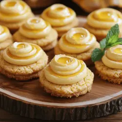 To make these tasty cornbread cookies, gather the following main ingredients: - 1 cup cornmeal - 1 cup all-purpose flour - 1/2 cup granulated sugar - 1 tablespoon baking powder - 1/2 teaspoon salt - 1/2 cup unsalted butter, softened - 2 large eggs - 1/2 cup milk - 1 teaspoon vanilla extract These ingredients form the base of the cookies. The cornmeal gives them a nice texture, while the sugar adds sweetness. The butter keeps them moist and rich. For the honey buttercream, you will need: - 1/2 cup honey - 1 cup unsalted butter, at room temperature - 4 cups powdered sugar This buttercream is the perfect sweet topping for the cookies. Honey adds a special touch and a natural flavor. The butter and powdered sugar blend to create a fluffy, smooth cream. You can take your cookies to the next level with some optional toppings: - Extra honey drizzle - Mint leaves - Edible flowers These garnishes add color and flair. A drizzle of honey looks beautiful and tastes great. Mint leaves or flowers give a fresh touch. Feel free to get creative! For the full recipe, check the details provided. Enjoy your baking adventure! Start by preheating your oven to 350°F (175°C). This helps the cookies bake evenly. Next, line a baking sheet with parchment paper. This makes it easy to remove the cookies after baking. In a mixing bowl, whisk together the cornmeal, flour, sugar, baking powder, and salt. Make sure these dry ingredients are well combined. This step gives the cookies their great texture and taste. In a separate bowl, beat the softened butter until creamy. After that, add in the eggs, milk, and vanilla extract. Mix until these ingredients are smooth. Gradually add the dry ingredients to the wet mixture. Stir gently until just combined. The dough will be thick, so don’t overmix! Using a tablespoon or cookie scoop, drop the dough onto the prepared baking sheet. Space them about 2 inches apart. Flatten each mound slightly with the back of a spoon. Bake in the oven for 12-15 minutes. Look for a light golden color around the edges. Let the cookies cool on the baking sheet for a few minutes. Then, transfer them to a wire rack to cool completely. In a mixing bowl, beat the softened unsalted butter until creamy. Gradually add the powdered sugar, mixing until fluffy. Finally, add the honey and mix until smooth. This buttercream adds a sweet touch to the cookies. Once the cookies are completely cool, it’s time to frost them. Spread a generous amount of honey buttercream on top of each cookie. Use a spatula or icing knife for this. The frosting will make the cookies even more delightful! For the full recipe, check out the detailed instructions above. For cornbread cookies, aim for a soft and chewy texture. To get this, do not overmix the dough. Mix until the dry and wet ingredients blend. Overmixing can lead to tough cookies. Also, be sure to flatten the dough slightly before baking. This helps them spread evenly. One common mistake is not measuring ingredients correctly. Always use measuring cups and spoons. Another mistake is skipping the cooling step. Frosting warm cookies can cause the buttercream to melt. Wait until the cookies are cool before adding the honey buttercream. Presentation matters! Arrange the frosted cookies on a rustic wooden platter. Drizzle extra honey on top for a shiny finish. Add a sprig of mint or edible flowers for color. These small touches make the cookies look gourmet and inviting. For more ideas, check the Full Recipe for extra tips. {{image_2}} You can easily change the flavor of your cornbread cookies. Here are some fun ideas: - Spices: Add 1 teaspoon of cinnamon or nutmeg for warmth. - Zest: Mix in 1 tablespoon of lemon or orange zest for freshness. - Chiles: For a kick, add 1 teaspoon of cayenne pepper or chopped jalapeños. - Cheese: Fold in 1 cup of shredded cheddar for a savory twist. These flavors give your cookies a unique twist, making them fun to try! If you want to switch up the frosting, you have options: - Cream Cheese Frosting: Mix 8 oz of cream cheese with 1 cup of powdered sugar. - Chocolate Ganache: Melt 1 cup of chocolate with 1/2 cup of heavy cream. - Maple Buttercream: Use maple syrup instead of honey for a different flavor. These frostings can give your cookies a new vibe! You can make these cookies safe for different diets. Consider these swaps: - Gluten-Free: Use a gluten-free all-purpose flour blend. - Dairy-Free: Substitute butter with coconut oil or vegan butter. - Egg-Free: Replace eggs with 1/4 cup of applesauce or a flax egg. These options help everyone enjoy your cornbread cookies! For the full recipe, check out the complete guide. To keep your cornbread cookies fresh, place them in an airtight container. This helps prevent them from drying out. You can store them at room temperature for up to three days. If you want to enjoy them later, freezing is a great option. To freeze your cornbread cookies, first let them cool completely. Then, place them in a single layer on a baking sheet. Freeze them for about an hour. Once frozen, transfer the cookies to a freezer-safe bag. They can stay good in the freezer for up to three months. When you're ready to eat, thaw them at room temperature. For longer freshness, avoid stacking the cookies too soon. This helps keep their shape and texture. If you use frosting, store the cookies in the fridge. The cold helps the frosting stay firm. When serving, let them sit at room temperature for a bit to soften. Enjoy every bite of your sweet creation! For the full recipe, check out the earlier section. No, you should not use corn flour instead of cornmeal. Corn flour is much finer and has a different texture. Cornmeal gives the cookies a nice crunch and flavor. If you only have corn flour, you might want to use a mix of all-purpose flour and cornmeal for the best taste. To make the cookies less sweet, you can cut back on the sugar. Try using 1/4 cup of sugar instead of 1/2 cup. You can also add a touch of salt. This will balance the flavors. Additionally, pair the cookies with unsweetened buttercream or serve them with a savory dip to tone down the overall sweetness. Cornbread cookies are great on their own or with honey buttercream. You can serve them warm or at room temperature. I love to pair them with a cup of coffee or tea. For a fun twist, try serving them with chili or soups. They add a nice touch to any meal. Yes, you can make the honey buttercream ahead of time. Just store it in an airtight container in the fridge. When you are ready to use it, let it sit at room temperature for a bit. Then, give it a good mix to bring back that smooth texture. It will keep well for about a week. If you want the full recipe, check out the details above. In this article, we explored how to make cornbread cookies from scratch. We covered the main ingredients, step-by-step baking instructions, and tips for the best cookies. You learned about flavor variations and storage ideas, too. Remember, baking is fun and allows for creativity. Try different flavors and decorations. Enjoy the process as much as the treats. Happy baking!