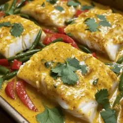 Coconut Curry Baked Cod Flavorful and Simple Dish