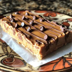 To make no-bake peanut butter bars, gather these simple ingredients: - 1 cup natural peanut butter - 1 cup rolled oats - 1/2 cup honey or maple syrup - 1/2 cup almond flour - 1/4 cup chocolate chips (optional) - 1 teaspoon vanilla extract - A pinch of salt If you need substitutions, here are some options: - Use cashew butter instead of peanut butter for a different nut flavor. - Swap honey or maple syrup with agave syrup for a vegan option. - Use coconut flour in place of almond flour if you prefer. - Rolled oats can be replaced with quick oats, but the texture may change. Want to change things up? Try these add-ins: - Mix in chopped nuts like almonds or walnuts for extra crunch. - Add dried fruits like cranberries or raisins for sweetness. - Sprinkle in chia seeds or flax seeds for added nutrition. - Drizzle melted chocolate on top for a delicious finish. These ingredients and options help you create a tasty treat. For the full recipe, check the earlier section! 1. Start with a large mixing bowl. 2. Add 1 cup of natural peanut butter and 1/2 cup of honey. 3. Stir the mix until it is smooth and creamy. 4. Next, add 1 teaspoon of vanilla extract and a pinch of salt. 5. Mix well to blend all the flavors. 6. Gradually add 1 cup of rolled oats and 1/2 cup of almond flour. 7. Stir until the mixture is fully combined. 8. If you like chocolate, fold in 1/4 cup of chocolate chips. 9. Line an 8x8-inch baking dish with parchment paper, leaving some overhang. 10. Spread the mixture evenly in the dish, pressing down firmly. 11. Refrigerate for at least 1 hour to let the bars set. 12. Once set, lift the bars out using the parchment paper, then cut them. Imagine a smooth, creamy mixture as you stir the peanut butter and honey. You will see the oats and almond flour blend into a thick, sticky dough. Once combined, the mix will look like a thick paste, perfect for pressing into your dish. After chilling, you will have firm, sweet bars ready to cut and enjoy. To ensure your bars mix well: - Use a sturdy spoon or spatula to mix. - Make sure to scrape the sides of the bowl often. - Don’t rush the mixing; take your time to blend well. - If the mix feels too dry, add a little more honey. - If too wet, add a bit more oats or almond flour. This method will help you create the best no-bake peanut butter bars. Try this full recipe for a delicious treat! For the best bars, you need the right mix. Combine peanut butter and honey fully. This mix should be smooth and creamy. If it's too thick, add a bit more honey. If it is too runny, add more oats or almond flour. The goal is a thick, moldable dough that holds shape. Store your bars in an airtight container. This keeps them fresh and tasty. You can place parchment paper between layers to avoid sticking. They last about a week in the fridge. For long-term storage, freeze them. Wrap each bar in plastic wrap, then place them in a freezer bag. They stay good for up to three months. Serve these bars cold for the best taste. Cut them into squares or rectangles. For a fun twist, drizzle melted chocolate on top. You can also sprinkle some sea salt for a gourmet touch. These bars make great snacks, lunchbox treats, or even dessert. Enjoy with a glass of milk for a perfect pairing. Check out the Full Recipe for more tips! {{image_2}} You can change the flavor of your no-bake peanut butter bars easily. Try adding some cocoa powder for a chocolatey taste. You can mix in vanilla protein powder for extra nutrients. If you love coconut, add shredded coconut to the mix. For a spicy kick, include a pinch of cinnamon. The options are endless! Are you looking for healthier choices? You can swap honey for agave syrup to lower sugar. Use peanut butter without added sugar or salt to keep it clean. If you are allergic to peanuts, almond or sunflower butter works great. You can also replace almond flour with oat flour for a gluten-free option. Toppings can transform your bars! Drizzle melted chocolate or white chocolate on top for a sweet finish. Try adding crushed nuts or seeds for crunch and nutrition. A sprinkle of sea salt can give a nice contrast to the sweetness. You could even add fresh fruit like sliced bananas or berries for a fresh touch. For the complete recipe, check out the Full Recipe section. To keep your no-bake peanut butter bars fresh, store them in an airtight container. Use parchment paper to separate layers if you stack them. This method prevents sticking and keeps the bars intact. I recommend keeping them in the fridge, as it maintains their shape and flavor. If you want to enjoy them chilled, you can even wrap them in plastic wrap before placing them in the container. Want to save some bars for later? You can freeze them! First, cut the bars into squares. Then, wrap each piece in plastic wrap. Place the wrapped bars in a freezer-safe bag or container. Remember to label the bag with the date. Frozen bars can last up to three months. When you want to eat one, just take it out and let it thaw in the fridge for a few hours. When stored correctly in the fridge, your no-bake peanut butter bars will last about one week. If you freeze them, they can last much longer, up to three months. Just remember, over time, the texture may change slightly, but the taste will still be great. Check for any signs of freezer burn if you freeze them. Enjoy these delicious treats fresh, but don't worry if you have leftovers; they will taste good later too! Yes, you can substitute some ingredients. Use almond butter instead of peanut butter. For sweeteners, try agave nectar in place of honey or maple syrup. You can also swap almond flour with oat flour. If you need a nut-free option, try sunbutter. Be creative, but keep the main ratios to get good bars. You will know when the bars are set after chilling them in the fridge for an hour. They should feel firm and hold their shape when you take them out. If they feel soft, give them more time in the fridge. When they are firm, remove them and cut into squares. Yes, you can easily make these bars gluten-free. Use certified gluten-free oats and almond flour. Check that your chocolate chips are also gluten-free if you add them. This way, everyone can enjoy these tasty bars without worry. You now have a clear guide to making peanut butter bars. We covered the key ingredients and how to customize them. I shared step-by-step instructions to make the process easy. You learned tips for mixing and achieving the right texture. We discussed delicious variations and how to store your bars for lasting freshness. With these insights, you can create tasty and fun peanut butter bars any time. Enjoy your creation!