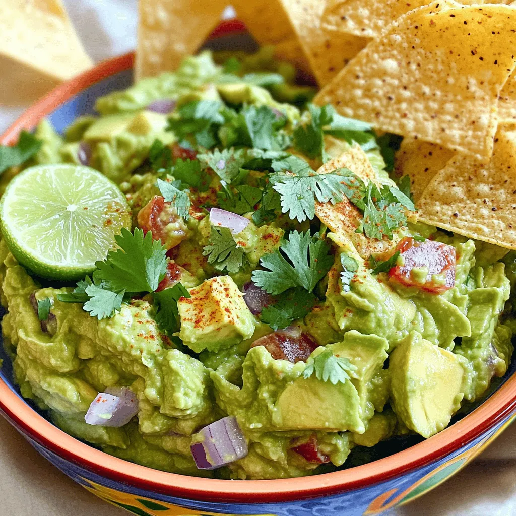 Homemade Guacamole Fresh and Flavorful Dip Recipe