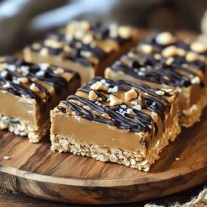 To make these tasty no-bake peanut butter bars, you need simple ingredients. Here’s what you'll need: - 1 cup creamy peanut butter - 1/2 cup honey or maple syrup - 1 cup rolled oats - 1/2 cup almond flour - 1/4 cup dark chocolate chips - 1 teaspoon vanilla extract - Pinch of salt - Optional: 1/4 cup chopped nuts Each ingredient plays an important role. The peanut butter gives a rich flavor and creamy texture. Honey or maple syrup adds sweetness and binds the mix. Rolled oats provide a hearty base. Almond flour adds a touch of nuttiness, while dark chocolate chips bring a delightful bite. A little vanilla extract enhances the overall taste, and salt balances the sweetness. Feel free to customize this recipe. You can use different sweeteners or add nuts for crunch. Each twist can make your bars unique. For the full recipe, check the details in the earlier section. These bars are not just easy to make, they are also a healthy treat! 1. Mix peanut butter and sweetener: In a large bowl, combine 1 cup of creamy peanut butter and 1/2 cup of honey or maple syrup. Stir it well until it becomes smooth. This mix gives the bars their rich flavor. 2. Combine dry ingredients: Next, add 1 cup of rolled oats, 1/2 cup of almond flour, 1 teaspoon of vanilla extract, and a pinch of salt to the bowl. Mix until you form a thick dough. This step ensures all flavors blend well. 3. Fold in chocolate chips and nuts: Now, gently fold in 1/4 cup of dark chocolate chips and any optional chopped nuts you like. This adds extra texture and a nice crunch to your bars. - Using parchment paper: Grab an 8x8 inch square baking pan. Line it with parchment paper. Leave some overhang on the sides. This helps when you take the bars out later. - Ensuring easy removal: The parchment paper keeps the bars from sticking. It makes it simple to lift them out once they’re set. - How long to chill: Place the pan in the fridge. Chill the bars for at least 1 to 2 hours. This allows them to firm up. - Importance of firm texture: Chilling is key for a good bite. It gives the bars their shape and makes them easier to cut into squares. Enjoy these tasty treats straight from the fridge! For the full recipe, check out the details above. To get the right thickness, make sure you press the mixture firmly into the pan. This helps the bars hold together well. If you want a creamier texture, try using smooth peanut butter. You can also mix in a little coconut oil or yogurt for added creaminess. For serving, place the bars on a wooden platter. This gives them a rustic look. Drizzle melted chocolate on top for a fancy touch. You can also sprinkle sea salt for a nice contrast to the sweet flavors. Feel free to add in new flavors! You can mix in cinnamon or even a scoop of protein powder. If you want to make them gluten-free, use gluten-free oats. For a nut-free option, swap peanut butter for sun butter or soy nut butter. These swaps keep the bars tasty while fitting different diets. {{image_2}} If you have nut allergies, don't worry! You can still enjoy these treats. Sunflower seed butter is a great swap for peanut butter. It has a similar creamy texture and a nice taste. You can also use soy nut butter. Both options keep the bars rich and tasty. Craving something extra? You can make chocolate-peanut butter bars! Just add cocoa powder to the peanut butter mix. This gives a rich, chocolatey flavor. You can also fold in fruits like raisins or diced apples. These add sweetness and a fun chewiness to the bars. Other mix-ins could include seeds or coconut flakes. Get creative and find your favorite combo! Want a vegan version? Swap honey for maple syrup. Both work well and keep the bars sweet. For a sugar-free option, use a sugar substitute like stevia or erythritol. Just adjust the amount to match your taste. These changes make the bars fit different diets. Enjoy a treat that meets your needs! For the full recipe, check out Nutty Delight No-Bake Peanut Butter Bars. To keep your no-bake peanut butter bars fresh, use an airtight container. A glass or plastic container works well. Make sure the lid seals tight. This helps keep moisture out and flavor in. Place a piece of parchment paper between layers if you stack them. This prevents sticking. You can freeze these bars for longer storage. Wrap each bar in plastic wrap tightly. Then, place them in a freezer bag or container. This protects them from freezer burn. To thaw, move them to the fridge for a few hours. You can also leave them at room temperature for about 30 minutes. They taste best if eaten within three months. You can store these bars in the fridge for up to one week. They stay fresh and tasty when stored properly. Look for signs of spoilage. If you see any mold or off smells, it’s time to toss them. Always trust your senses to decide if they are still good. You can use several options in place of almond flour. Oat flour is a great choice. It has a mild flavor and works well in these bars. You can also try sunflower seed flour. This is nut-free and adds a nice texture. If you want a gluten-free option, use coconut flour. Just remember to adjust the amount. Coconut flour absorbs more moisture, so use less than almond flour. Yes, you can! Using crunchy peanut butter gives the bars a fun texture. It adds little bits of peanuts that you can taste. This change will make your bars feel more rustic. The flavor stays the same, sweet and nutty. Just be sure to mix it well. This way, the crunch blends evenly with the other ingredients. These bars last about one week in the fridge. Store them in an airtight container to keep them fresh. If you want to enjoy them longer, you can freeze them. They stay tasty for up to three months in the freezer. Just remember to wrap them well. This helps avoid freezer burn. Yes, you can add protein powder! This boosts the nutrition of your bars. Mix in a scoop when you combine the dry ingredients. Be aware that it may change the texture. You might need to add a little more peanut butter or honey. This keeps the bars moist and delicious. Absolutely! To make these bars nut-free, use sunflower seed butter instead of peanut butter. This swap keeps the flavor rich and creamy. You can also use soy nut butter or pumpkin seed butter. These options work well for nut allergies. Just make sure to check for any added sugars or oils. These no-bake peanut butter bars are simple to make and delicious to eat. We covered all the steps, from mixing ingredients to chilling them for the perfect texture. You can also customize them to fit your taste. Remember to store them well for freshness. Don't hesitate to get creative with flavors and textures. Enjoy your bar-making adventure!