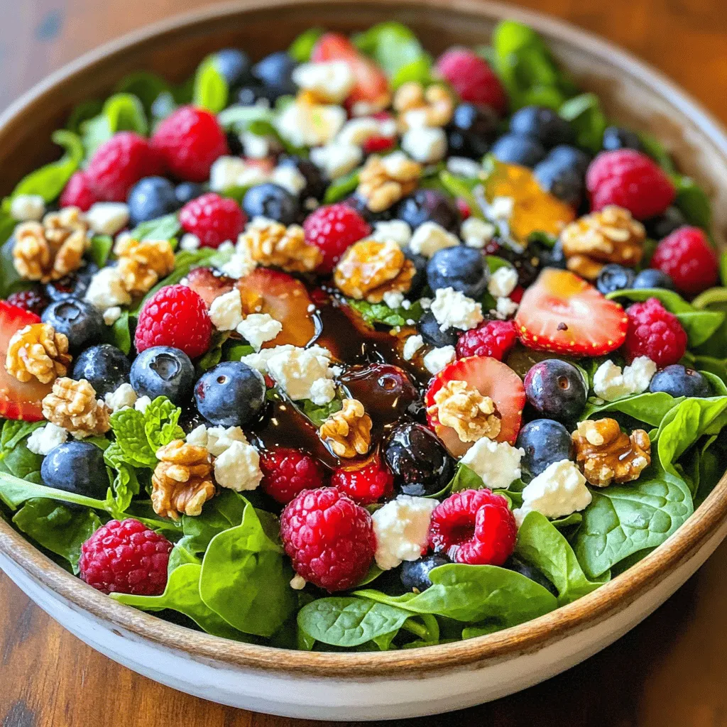 Summer Berry Salad Fresh and Flavorful Delight