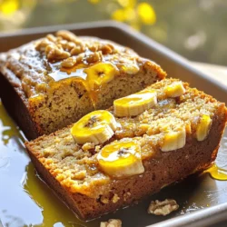 - 3 ripe bananas, mashed - 2 cups almond flour - 1/2 cup honey or maple syrup - 3 large eggs - 1/4 cup melted coconut oil - 1 teaspoon vanilla extract - 1 teaspoon baking soda - 1/2 teaspoon salt - 1 teaspoon ground cinnamon - 1/2 cup optional add-ins (chopped walnuts or chocolate chips) The key to great banana bread lies in its ingredients. Start with ripe bananas. They should be soft and sweet. For the flour, I use almond flour. It adds a nice texture and flavor. Honey or maple syrup serves as the sweetener. You can use either, but I often choose honey for its rich taste. Next, eggs help bind everything together. Coconut oil keeps the bread moist. Vanilla extract adds warmth. Use baking soda to help it rise. A touch of salt enhances all the flavors. Ground cinnamon adds a hint of spice. You can also fold in chopped walnuts or chocolate chips for extra fun! If you want to swap honey or maple syrup, try agave syrup or coconut sugar. For a dairy-free option, substitute coconut oil with avocado oil. You can also use other nut flours, but keep in mind they may change the texture. Each flour has its own unique properties. To make this recipe, you need a 9x5-inch loaf pan. A mixing bowl and whisk will help combine ingredients. Measuring cups and spoons are key for accuracy. Having the right tools makes baking easier and more fun! First, I preheat my oven to 350°F (175°C). This step is key for even baking. Next, I grab a 9x5-inch loaf pan. I line it with parchment paper or grease it with a bit of coconut oil. This helps the bread come out easily. In a big mixing bowl, I mash three ripe bananas. I then add 1/2 cup of honey or maple syrup. I whisk them together until smooth. After that, I pour in 1/4 cup of melted coconut oil and add 1 teaspoon of vanilla extract. I mix it all until it is well combined. In another bowl, I whisk together 2 cups of almond flour, 1 teaspoon of baking soda, 1/2 teaspoon of salt, and 1 teaspoon of ground cinnamon. This mix creates a nice flavor and helps the bread rise. Now comes the fun part! I slowly add the dry mix to the wet mix. I stir gently until just combined. It’s important not to overmix. Then, I crack in three large eggs, one at a time. After each egg, I mix until smooth. If I want to add some crunch, I fold in 1/2 cup of chopped walnuts or chocolate chips. I make sure they are evenly spread throughout the batter. This step adds a tasty surprise in every bite. I pour the batter into my prepared loaf pan. I spread it evenly and then pop it into the preheated oven. I bake it for 45 to 55 minutes. To check if it’s done, I insert a toothpick into the center. If it comes out clean, my banana bread is ready! After baking, I let it cool in the pan for 10 minutes before moving it to a wire rack. To get the best texture with almond flour, you must measure it correctly. Almond flour is different from regular flour. It can clump and pack down easily. Use a spoon to fluff it before measuring. This way, you avoid too much flour in your mix. Mixing is key to texture, too. You want to combine the wet and dry ingredients without overmixing. Stir gently and stop as soon as you see no dry flour. This keeps your banana bread light and fluffy. Banana bread needs moisture to taste great. The right bananas make a big difference. Use very ripe bananas with lots of spots. They are sweeter and add more moisture. You can also add a bit more coconut oil or a splash of milk if needed. This extra fat keeps the bread soft and moist. For a delicious touch, serve your banana bread warm. Spread some almond butter on top for added flavor. A drizzle of honey also works well. If you want, sprinkle some chopped nuts on top for crunch. To keep your banana bread fresh, store it in an airtight container. If you have extras, you can freeze slices. Just wrap them well and enjoy later. {{image_2}} You can make your banana bread even more exciting! Try adding spices like nutmeg or cardamom. These spices add warmth and depth. Just a pinch can change the whole flavor. You can also mix in dried fruit or fresh berries. Raisins, cranberries, or blueberries work great. They bring a sweet burst in every bite. Want a vegan version? It’s easy! Substitute eggs with flaxseed meal. Mix one tablespoon of flaxseed meal with three tablespoons of water. Let it sit for a few minutes until it thickens. You can also reduce carbs. Replace some almond flour with coconut flour. This keeps it gluten-free and lowers the carbs. Make your banana bread fit the season! For fall, try pumpkin spice almond flour banana bread. Add pumpkin puree and pumpkin spice. It’s cozy and perfect for chilly days. In summer, try a tropical twist. Blend in coconut and pineapple for a sunny flavor. This makes every bite feel like a vacation! To keep your gluten-free almond flour banana bread fresh, store it at room temperature. Wrap it in plastic wrap or place it in an airtight container. This protects it from air and moisture. It stays good for about 2 to 3 days. If the weather is warm, consider placing it in the fridge. This helps it last a little longer. Just remember, cold storage may make it firmer. For long-term storage, freezing is your best option. Slice your banana bread before freezing. This makes it easy to grab a piece when you want a snack. Place the slices in a freezer-safe bag or container. You can enjoy it for up to 3 months in the freezer. To defrost, take out the slices you want. Leave them in the fridge overnight or let them sit at room temperature for a few hours. You can also warm them in the microwave for a few seconds. This brings back that fresh-baked taste. Use airtight containers to keep your banana bread moist. Glass or plastic containers work well. If you use plastic wrap, make sure it’s tight. Check for signs of spoilage, like a sour smell or mold. If you spot any, toss it out. Enjoy your banana bread while it’s still fresh! Yes, you can use regular flour. However, you need to adjust the amount. Almond flour is denser. It absorbs more moisture. If you use regular flour, use less than the amount of almond flour. You may also need to add more liquid to keep your bread moist. Regular flour will change the taste and texture. The bread may be less nutty and more cake-like. You can make banana bread without eggs using several substitutes. Common options include: - 1/4 cup unsweetened applesauce per egg - 1/4 cup mashed banana per egg - 1 tablespoon ground flaxseed mixed with 2.5 tablespoons water per egg These options will help bind the batter. They keep the bread moist and tasty. Dense banana bread often results from a few issues: - Too much almond flour can make it heavy. - Not mixing the batter enough can leave lumps. - Overmixing can also cause density. To fix this, use the right amount of flour, and mix gently. Check the ripeness of your bananas, too. They should be very ripe for the best flavor and texture. You can tell if your banana bread is done by checking a few signs: - A toothpick inserted in the center should come out clean. - The top should be golden brown and spring back when touched. - The bread should pull away from the sides of the pan slightly. If you see any wet batter on the toothpick, give it more time in the oven. This banana bread recipe brings together simple ingredients and easy steps. You now know the key elements for a great loaf. Remember to use ripe bananas and consider tasty add-ins. If you want to try new flavors, don’t hesitate to experiment with spices or fruits. Whether you keep it classic or go for fun twists, this banana bread is sure to please. Enjoy the process of baking and share your delicious results with others. Happy baking!