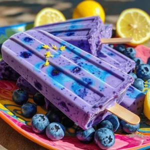 - 2 cups fresh blueberries - 1 cup Greek yogurt (vanilla or plain) - ¼ cup honey or maple syrup - ½ cup coconut milk - Juice of 1 lemon - Zest of 1 lemon - A pinch of salt To make Blueberry Lemon Yogurt Popsicles, gather these fresh ingredients. You need ripe blueberries for the best flavor. Greek yogurt adds creaminess and protein. Honey or maple syrup sweetens the pops. Coconut milk gives a smooth texture and a hint of tropical taste. The juice and zest of one lemon bring a bright, zesty kick. Finally, a pinch of salt enhances all the flavors. Using fresh blueberries is key. They burst with juice and add natural sweetness. If you can’t find fresh berries, frozen ones work too, but they may change the texture slightly. Greek yogurt is a great choice, as it thickens the mix and gives a nice tang. If you prefer a dairy-free option, try a plant-based yogurt. When sweetening, adjust to your taste. Honey has a floral note, while maple syrup offers a richer flavor. The coconut milk adds creaminess and helps with freezing. Lemon juice brightens the pops, while lemon zest adds a fragrant touch. The pinch of salt balances the sweetness and highlights the flavors. Make sure to measure carefully for the best results. Once you have these ingredients, you’re ready to blend and create a delightful summer treat! 1. Combine the fresh blueberries, Greek yogurt, honey (or maple syrup), coconut milk, lemon juice, lemon zest, and a pinch of salt in a blender. 2. Blend the mixture until it is smooth and creamy. You want a nice, consistent texture. 3. Taste the mixture and adjust the sweetness if needed. Add more honey or maple syrup if you like it sweeter. 1. Pour the blueberry yogurt mixture into popsicle molds. Fill them about ¾ full to allow for expansion as they freeze. 2. Insert sticks into the molds. Gently tap the molds on the counter to remove any air bubbles. 3. Freeze the popsicles for at least 4-6 hours, or until they are completely solid. 1. To release the popsicles, run warm water over the outside of the molds for a few seconds. This will help loosen them. 2. Serve the popsicles on a colorful platter. For a fun look, garnish with whole blueberries and a sprinkle of lemon zest. - Best practices for blending ingredients: Start with the blueberries at the bottom. This helps them blend better. Add yogurt and coconut milk next. Blend on a low speed first, then increase to high. This method makes the mixture smooth and creamy. - How to achieve creamier popsicles: Use full-fat Greek yogurt for the best texture. It adds richness and creaminess. Coconut milk also helps. If you want extra creaminess, add more coconut milk or yogurt. - Filling molds too full: Always fill molds about ¾ full. The mixture expands when frozen. If you fill them too full, they overflow and create a mess. - Over-blending or under-blending: Blend just until smooth. Over-blending can make the popsicles icy. Under-blending leaves chunks of fruit. Aim for a nice, even consistency. - Sweetening alternatives: Honey and maple syrup are great options. You can also use agave syrup or stevia. Taste the mix before pouring into molds. Adjust sweetness to your liking. - Balancing flavors with citrus: Lemon juice brightens the flavor. The zest adds a nice touch. If the mixture tastes too sweet, add a bit more lemon juice. This balances the flavors nicely. {{image_2}} You can make these popsicles even more fun! Add other fruits like strawberries or raspberries. These fruits mix well with blueberries. They bring a new taste and color. You can also infuse herbs like mint or basil. Just add a few leaves when blending. This adds a fresh twist to your treats. Need dairy-free options? Use almond milk or oat milk instead of coconut milk. Swap the Greek yogurt for dairy-free yogurt. For a low-sugar version, use less honey or maple syrup. You can also try stevia or monk fruit sweetener. These options keep your popsicles tasty and light. Get creative with your popsicles! Make holiday-themed treats by adding festive colors. For example, use red fruits for Christmas or orange for Halloween. You can also create colorful swirls. Blend purees of different fruits and layer them in your molds. This not only looks great but tastes amazing too! Freezing popsicles requires some care to keep them tasty. First, make sure your popsicle molds are clean and dry before filling. This helps avoid any odd flavors. Fill the molds about three-quarters full. This allows space for the mixture to expand when frozen. Once filled, insert the sticks carefully. If you tap them on the counter, it helps release air bubbles. To maintain flavor and texture, wrap the molds tightly in plastic wrap after freezing. This prevents ice crystals from forming. Ice crystals can ruin the smooth texture you want in your popsicles. Blueberry lemon yogurt popsicles can last up to three months in the freezer if stored well. After that, they may lose flavor or texture. Check for signs of freezer burn, like white patches or dryness. If you see these, it’s best to toss them out. Cleaning your popsicle molds is simple. Rinse them with warm, soapy water and let them dry completely. Avoid using harsh scrubbers that might scratch them. Store molds in a cool, dry place to keep them in good shape. If you don’t have popsicle molds, use small cups or ice cube trays. Just insert wooden sticks or spoons in the center. These alternatives work well and are easy to find at home. I recommend using Greek yogurt for these popsicles. It has a thick texture and gives a creamy taste. Regular yogurt works too, but it may be thinner. Greek yogurt also adds protein, making the popsicles more filling. If you want a twist, try vanilla Greek yogurt for added flavor. Yes, you can use frozen blueberries. They are convenient and still tasty. Frozen berries may make your popsicles a bit looser when blended. Fresh blueberries offer a bright flavor and nice texture. If you use frozen berries, let them thaw for a few minutes before blending. The popsicles need at least 4-6 hours to freeze completely. If you want them to be extra firm, leave them in the freezer overnight. This way, they are ready for hot summer days. Be patient, as the waiting makes the treat even better! You can definitely make these popsicles without added sugar. Use ripe fruit for natural sweetness. You can also try mashed bananas or pureed dates. If you want a little sweetness, use honey or maple syrup. Just remember, different sweeteners can change the taste. You can make tasty and healthy popsicles using fresh ingredients. Blend blueberries, Greek yogurt, honey, and lemon for a creamy treat. Fill molds, freeze, and enjoy! Remember to balance flavors and avoid overfilling molds. Get creative with variations to keep things fun. These popsicles are easy to store and last long in the freezer. You now have the skills to make refreshing popsicles anytime! Enjoy experimenting with flavors and impress your friends and family.