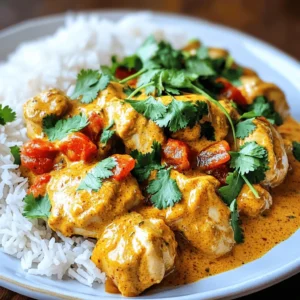 To make a tasty butter chicken, gather these main items: - 2 lbs boneless chicken thighs, cut into bite-sized pieces - 1 onion, finely chopped - 3 cloves garlic, minced - 1 inch ginger, grated - 1 can (14 oz) coconut milk - 1 cup tomato puree - 3 tablespoons butter These ingredients form the base of our creamy dish. The chicken thighs add a rich flavor that pairs well with the spices. The coconut milk and tomato puree create a smooth and creamy sauce. Next, we need the right spices to make this dish pop. Here’s what you’ll need: - 2 tablespoons garam masala - 1 tablespoon ground cumin - 1 teaspoon turmeric powder - 1 teaspoon chili powder (adjust to taste) - Salt to taste These spices give the butter chicken its signature flavor. Garam masala adds warmth, while cumin and turmeric bring depth. Adjust the chili powder based on your spice preference. Now that you have all the ingredients, think about how to serve this dish. Here are some great ideas: - Fresh cilantro, for garnish - Cooked basmati rice or naan, for serving The cilantro adds a fresh touch. Pairing the butter chicken with basmati rice or naan makes it a complete meal. Enjoying it with naan allows you to scoop up the sauce. First, set your Instant Pot to sauté mode. Add three tablespoons of butter. Let it melt fully. Once the butter melts, add one finely chopped onion. Stir it for about five minutes. The onion should turn soft and see-through. Now, add three minced cloves of garlic and one inch of grated ginger. Cook this mix for one to two minutes. The aroma will fill your kitchen. Next, add two pounds of boneless chicken thighs, cut into bite-sized pieces. Sprinkle in two tablespoons of garam masala, one tablespoon of ground cumin, one teaspoon of turmeric powder, and one teaspoon of chili powder. Add salt to taste. Stir the chicken for about four to five minutes. It should brown slightly on all sides. Now, pour in one cup of tomato puree and one can of coconut milk. Stir well to coat the chicken evenly. Cancel the sauté mode. Seal the lid on the Instant Pot and set it to cook on high pressure for ten minutes. After cooking, let the pressure release naturally for five minutes. Then, carefully release any remaining pressure. Open the lid, and give the butter chicken a gentle stir. If you want a thicker sauce, use the sauté mode again. Simmer for a few minutes until it reaches your desired thickness. Finally, taste the dish and adjust the salt if needed. Serve hot, garnished with fresh cilantro, alongside cooked basmati rice or naan. Enjoy your meal! To get the best flavor in your Instant Pot butter chicken, start with fresh ingredients. Use ripe tomatoes and fresh garlic. The spices are key, too. Garam masala gives warmth and depth. Cumin adds earthiness. Don’t skip the butter; it enriches the sauce. Always taste as you cook. Adjust salt and spices to fit your taste. Adding a squeeze of lime can brighten the dish. If you want a thicker sauce, there are easy ways to achieve it. After cooking, switch to sauté mode. Let the sauce simmer for a few minutes. This will help it reduce and thicken. You can also add a bit of cornstarch mixed with water. Stir it in and let it cook for a few more minutes. This will give you a creamy texture. Cooking time can vary based on your chicken’s size. If you cut the chicken smaller, 10 minutes is perfect. For larger pieces, increase the time to 12-15 minutes. Always check the chicken for doneness. It should be tender and easy to shred. If it’s not fully cooked, seal the lid and cook for a few more minutes. Adjusting time helps you get the best results. {{image_2}} You can swap chicken with other meats. Try using turkey or shrimp. Both bring unique flavors. Turkey stays juicy and tender, while shrimp cooks fast. For a vegetarian option, use chickpeas or tofu. Both soak up flavors well, making them great substitutes. This recipe uses coconut milk for creaminess. If you want a dairy-free option, this is perfect. You can also use unsweetened almond milk or cashew cream. Both options keep the dish rich without dairy. Just ensure you add extra spices for depth. Spice level is key for flavor. The recipe calls for chili powder. You can adjust it to suit your taste. For a milder dish, reduce the chili powder. If you want more heat, add fresh green chilies or cayenne pepper. Always taste as you go to find your perfect balance. After enjoying your butter chicken, cool it down first. Place the leftovers in an airtight container. This helps keep it fresh. Store it in the fridge for up to three days. When ready to eat, check for any off smells. Trust your nose! If you want to save some for later, freezing works great. Portion the butter chicken into freezer-safe bags. Remove as much air as you can before sealing. You can freeze it for up to three months. Label each bag with the date. This way, you know when you made it. When you're ready to enjoy your frozen butter chicken, thaw it in the fridge overnight. Heat it gently on the stove or in the microwave. Stir it often to ensure even heating. If the sauce seems thick, add a splash of water or coconut milk. Enjoy it again with fresh rice or naan! Yes, you can use chicken breast. It cooks faster and is leaner. Make sure to cut it into bite-sized pieces. This will help it cook evenly. The flavor will be similar, but the texture may differ. Chicken thighs stay juicy, while breasts can dry out if overcooked. To make butter chicken without coconut milk, you can use heavy cream instead. This will still give you a rich and creamy sauce. You can also use plain yogurt for a tangy taste. Just be careful not to boil yogurt, as it can curdle. Butter chicken pairs well with basmati rice or naan. Rice soaks up the sauce nicely. Naan is great for dipping and adds a nice texture. You can also serve it with a side salad or roasted vegetables for a fresh touch. This article covered the key ingredients and steps for making butter chicken. I shared tips for great flavor and how to adjust for your tastes. You learned about storage options and found answers to common questions. Experiment with the variations to make it your own. Enjoy your cooking journey and savor this amazing dish!