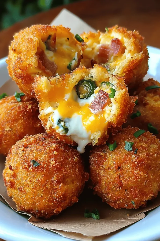 Indulge in the ultimate party snack with Bacon Jalapeño Popper Cheese Balls! Each bite is packed with savory bacon, creamy cheese, and a kick of jalapeño, making it the perfect blend of flavors. These cheese balls are easy to make and guaranteed to impress your guests at any gathering. Ideal for game days, holidays, or casual get-togethers, these delicious bites will become a favorite. Discover the recipe and elevate your snacking game!