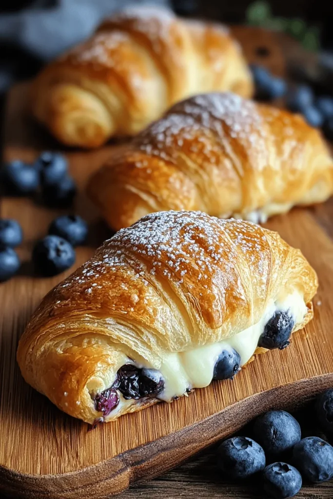 Indulge in a delicious twist on dessert with these Blueberry Cheesecake Crescent Rolls! Perfect for breakfast, brunch, or a sweet snack, these flaky rolls are filled with a rich cream cheese and blueberry mixture that will satisfy your cravings. Easy to make and ready in no time, this recipe combines buttery crescent dough with juicy blueberries for a treat that's sure to impress. Try this delightful recipe today and enjoy a burst of flavor in every bite!