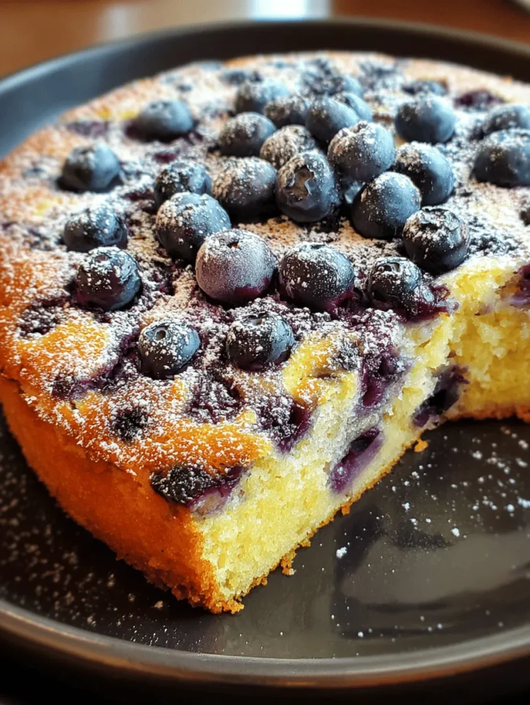 Indulge in the perfect start to your day with this Blueberry Ricotta Breakfast Cake! This delightful and easy recipe combines creamy ricotta cheese and fresh blueberries for a moist, fluffy cake that's bursting with flavor. Ideal for brunch or a cozy morning at home, this breakfast treat is sure to impress family and friends. Enjoy a slice with your favorite coffee or tea and make your mornings a little sweeter. Try it today!