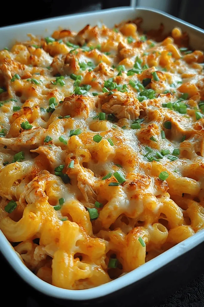 Indulge in the ultimate comfort food with Buffalo Chicken Mac & Cheese! This savory dish combines creamy macaroni and cheese with spicy buffalo chicken for a mouthwatering twist. Perfect for game day or a cozy dinner, it's sure to impress your family and friends. Easy to prepare and packed with flavor, this recipe is a delicious blend of cheesy goodness and bold spices that will satisfy your cravings. Try it today and elevate your comfort food game!