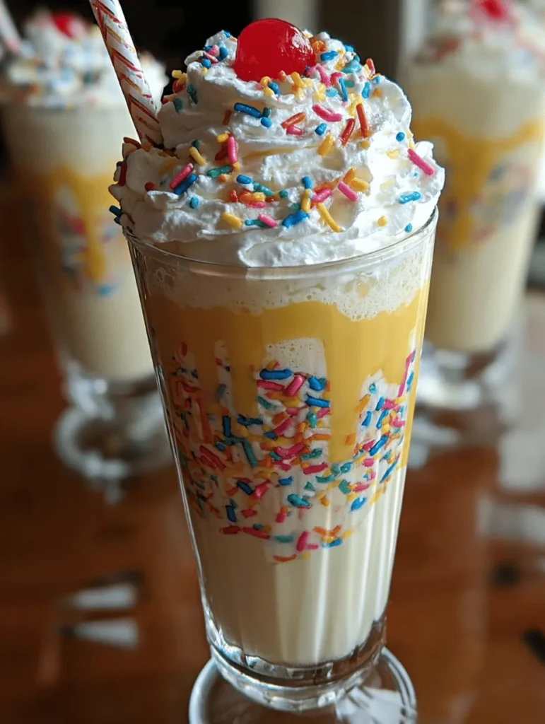 Indulge in the delightful taste of a Cake Batter Milkshake that's both fun and easy to make! This creamy, dreamy treat combines rich cake batter flavor with ice cream and milk for a sweet dessert that's perfect for any occasion. Ideal for birthdays or a fun weekend treat, this milkshake is sure to bring smiles to all ages. Don't miss out on this delicious recipe—perfect for satisfying your sweet tooth! Check it out now!