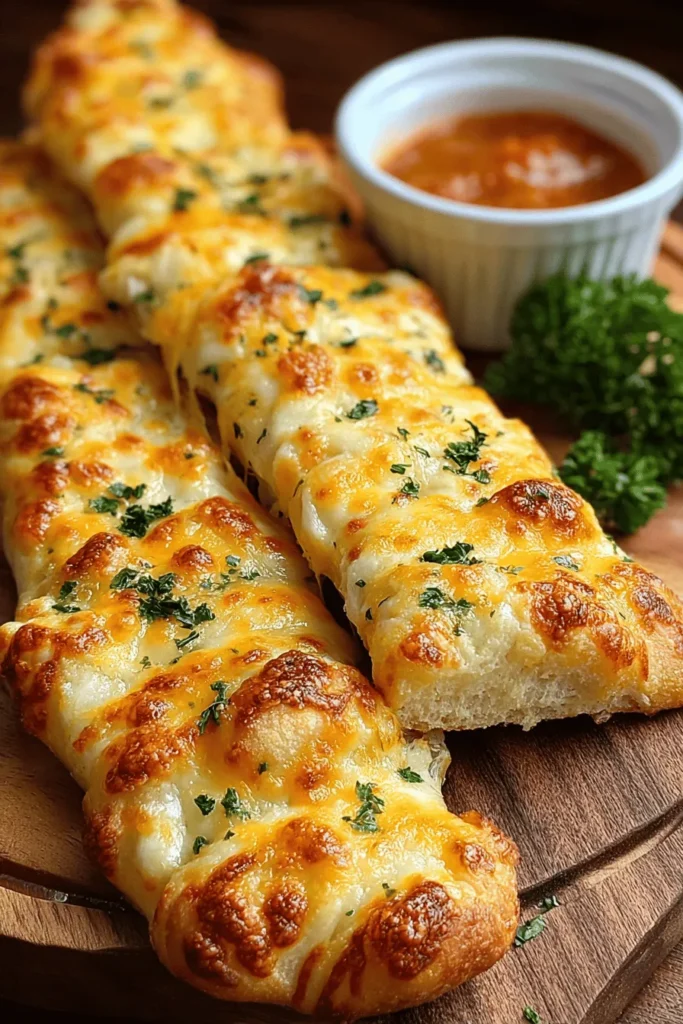 Indulge in the irresistible Cheesy Goodness Breadsticks that are perfect for any occasion! This easy-to-follow recipe transforms everyday ingredients into a cheesy delight that pairs beautifully with marinara sauce or your favorite dip. Ideal as a snack, appetizer, or side dish, these breadsticks are sure to please cheese lovers of all ages. Try them today and elevate your meal with this crowd-pleasing treat!