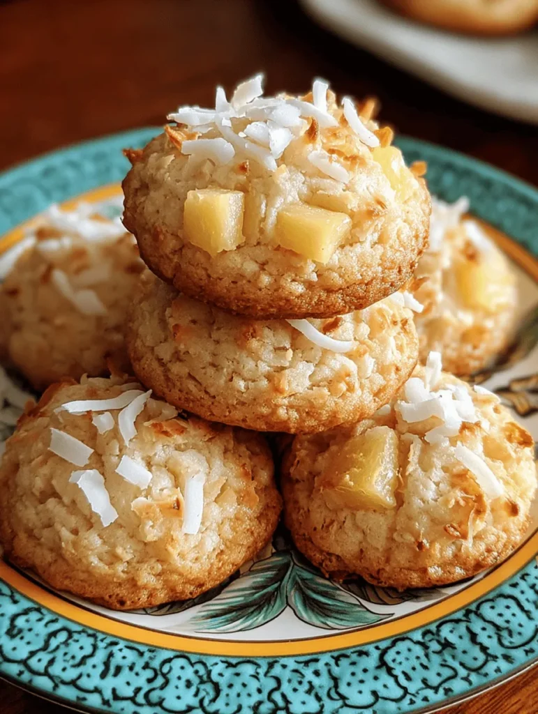 Indulge in the tropical goodness of coconut pineapple cookies, the perfect summer treat! These delightful cookies blend sweet pineapple and rich coconut for a chewy, flavorful bite that will transport you to a sunny paradise. Ideal for beach parties, picnics, or a refreshing snack at home, these cookies are easy to make and sure to impress. Get the recipe today and bring a taste of summer to your dessert table!