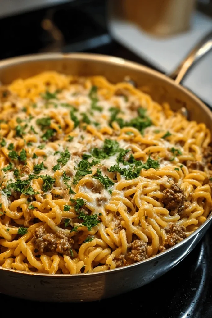 Looking for a quick and delicious dinner option? Try this stovetop creamy ground beef pasta recipe! It combines tender pasta with savory ground beef and a rich, creamy sauce that's ready in just 30 minutes. Perfect for busy weeknights, this comforting meal is sure to please the whole family. With minimal ingredients and easy steps, you'll have a satisfying dish on the table in no time. Save this recipe for your next dinner inspiration!