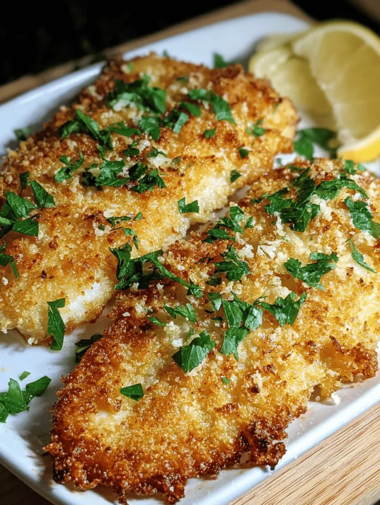 Discover the perfect crispy Parmesan crusted tilapia recipe that's not only flavorful but also incredibly easy to prepare! This dish combines the delicate flavors of tilapia with a crunchy Parmesan coating, making it a delightful meal for any night. Ideal for busy weeknights or special occasions, this healthy option is sure to impress your family and friends. Dive into this delicious recipe and elevate your dinner experience today!