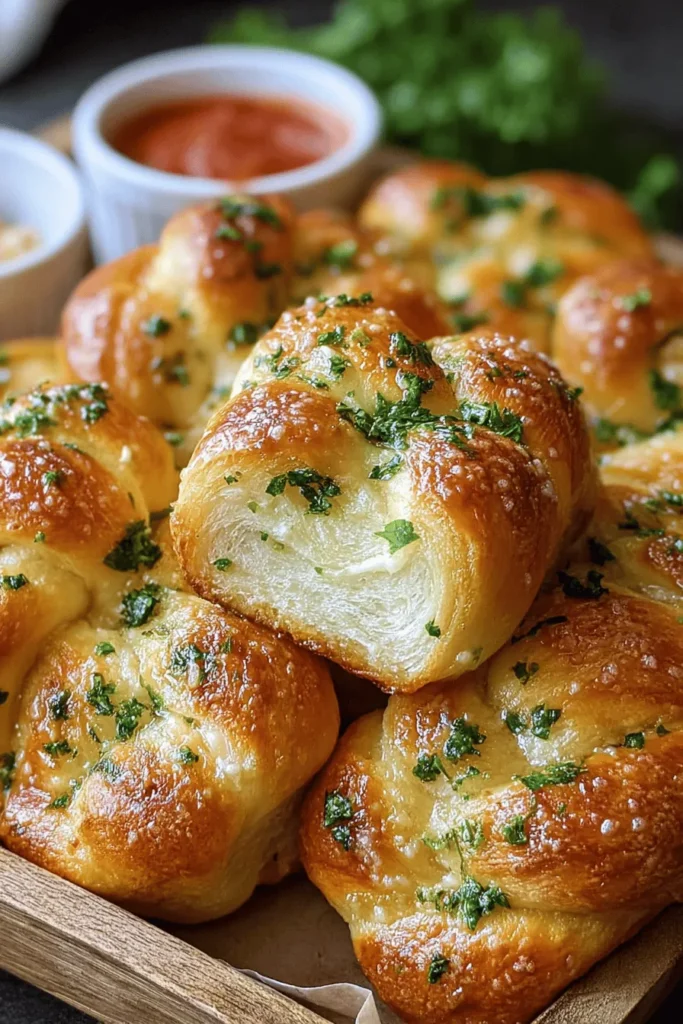 Discover the ultimate Garlic Knots Bread recipe that is both simple and delicious! Perfect for any occasion, these soft and chewy knots are infused with rich garlic flavor and a hint of parsley. Ideal as an appetizer or a side dish, they're sure to impress your family and friends. Follow our easy step-by-step guide to create homemade garlic knots that'll leave everyone asking for more. Treat yourself to a tasty and satisfying experience!