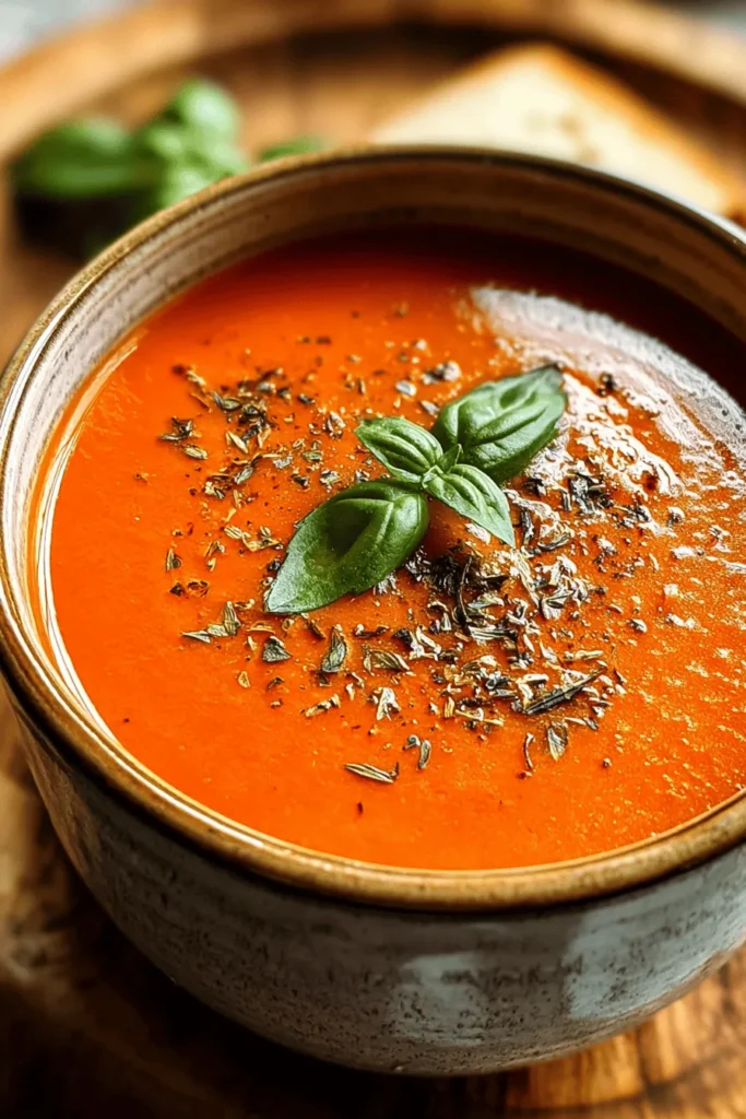 Discover the deliciousness of roasted red pepper soup, a healthy and flavorful treat perfect for any meal. This vibrant dish is packed with nutrients and tastes amazing, making it a great addition to your recipe collection. Simple to make, it's ideal for lunch or a comforting dinner. Top it off with fresh herbs or a drizzle of olive oil for extra flair. Click for the full recipe and bring warmth to your kitchen with this delightful soup!