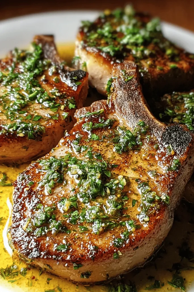 Discover the mouthwatering recipe for Herbed Pork Chops with Garlic Butter that will elevate your dinner game! Juicy, tender pork chops infused with fresh herbs and topped with a rich garlic butter sauce make for a delightful meal. Perfect for family dinners or special occasions, this dish is easy to prepare and packed with flavor. Click to explore the full recipe and impress your loved ones with this delicious culinary masterpiece!