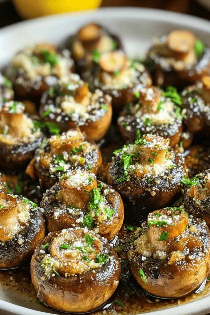 Indulge in the irresistible flavors of Sizzling Garlic Parmesan Mushrooms! This simple yet delightful recipe combines juicy mushrooms with aromatic garlic and rich parmesan, creating a mouthwatering dish perfect for any occasion. Ideal as an appetizer or side, these mushrooms are sure to impress your guests. Whether you're a seasoned chef or a kitchen novice, this easy recipe will elevate your culinary skills. Discover the magic of this dish and bring joy to your table!