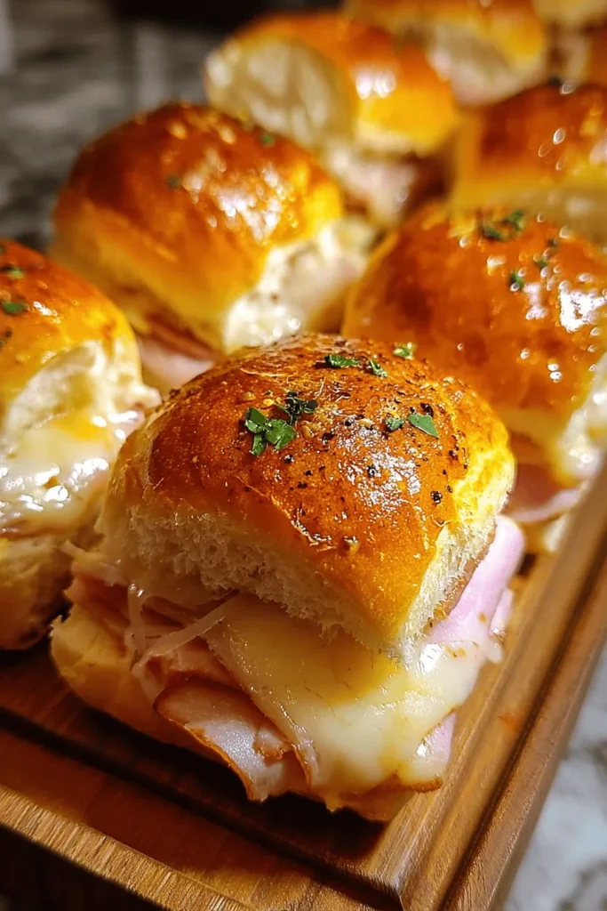Discover the ultimate comfort food with these Heavenly Ham and Cheese Sliders! Perfect for parties, game days, or family gatherings, these mouthwatering sandwiches are easy to make and bursting with flavor. Layered with savory ham and melted cheese on soft rolls, they are topped with a buttery glaze that takes them to the next level. Click for the full recipe and make your next event unforgettable with this delicious treat!