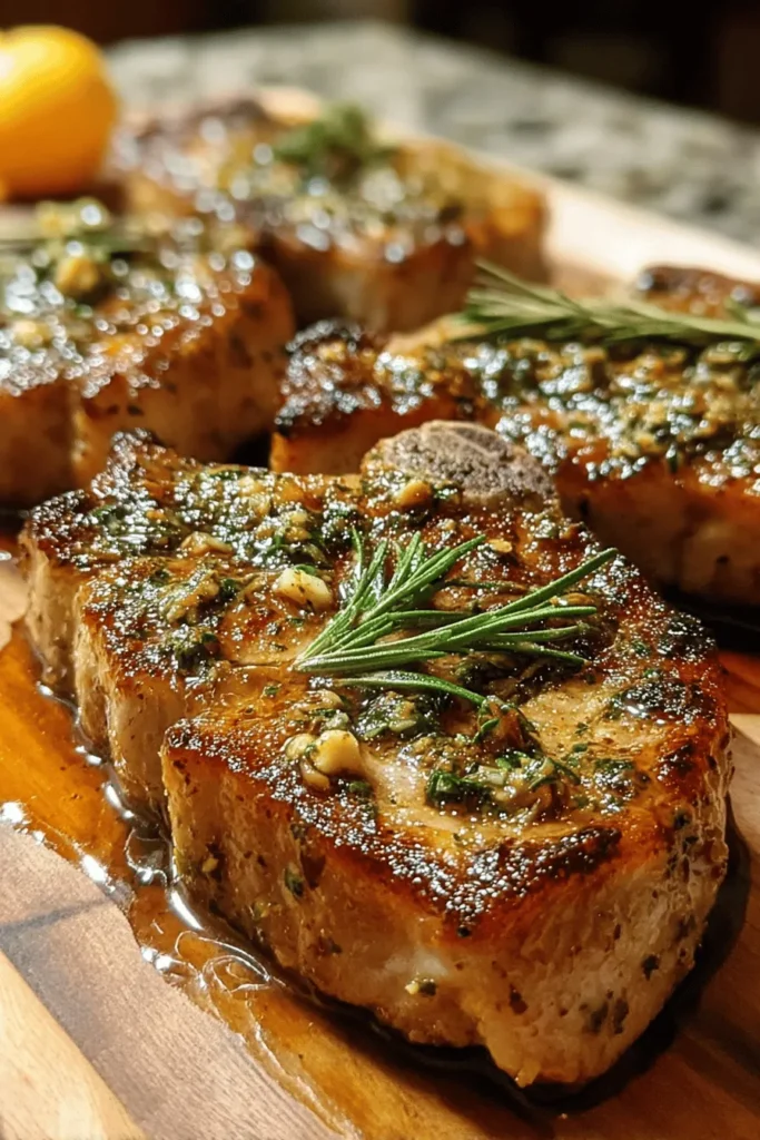 Discover the mouthwatering delight of sizzling herb-infused pork steaks with garlic butter! This recipe brings together succulent pork, aromatic herbs, and rich garlic-infused butter for an unforgettable culinary experience. Perfect for dinner parties or cozy family meals, these flavorful steaks are quick and easy to prepare. Elevate your cooking skills and impress your guests with this delicious dish that’s sure to become a favorite. Cook, savor, and enjoy!