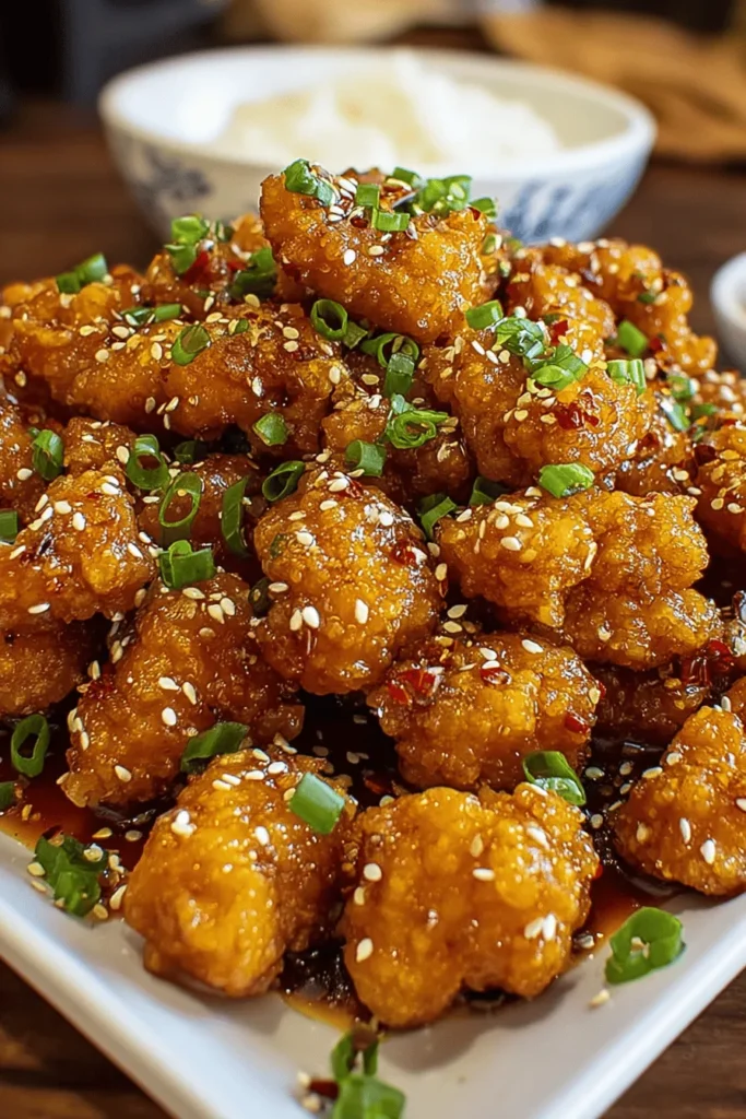 Discover the mouthwatering delight of Crispy Chinese Honey Garlic Chicken! This dish combines tender chicken pieces with a delightful crispy coating, all tossed in a sweet and savory honey garlic sauce that will leave your taste buds craving more. Perfect for a quick weeknight meal or impressing guests at dinner parties, this recipe is easy to make and full of flavor. Pin this for your next cooking adventure and enjoy a restaurant-quality dish at home!