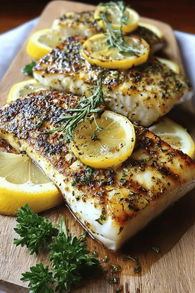 Discover the mouthwatering taste of Grilled Lemon Herb Barramundi! This delightful dish combines the flaky texture of fresh barramundi with zesty lemon and aromatic herbs, making it a perfect choice for a healthy meal. Ideal for summer barbecues or a cozy dinner, this recipe is simple yet flavorful. Elevate your culinary skills and impress your guests with this elegant seafood dish that’s sure to become a favorite in your kitchen.