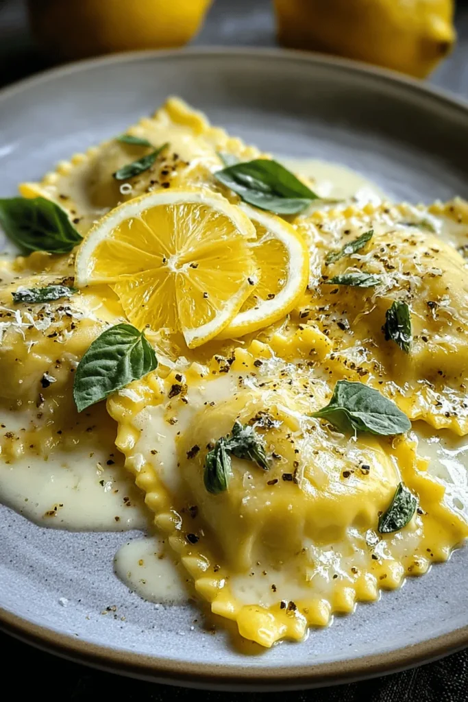 Indulge in the bright flavors of Zesty Creamy Lemon Ravioli, a dish that combines refreshing citrus with rich creaminess. Perfect for a cozy dinner or impressing guests, this recipe features homemade ravioli filled with silky lemon-infused cheese, finished with a luscious sauce. Savor each bite as you experience a delightful culinary journey that balances tangy and creamy textures. Elevate your cooking with this vibrant dish that’s sure to please!